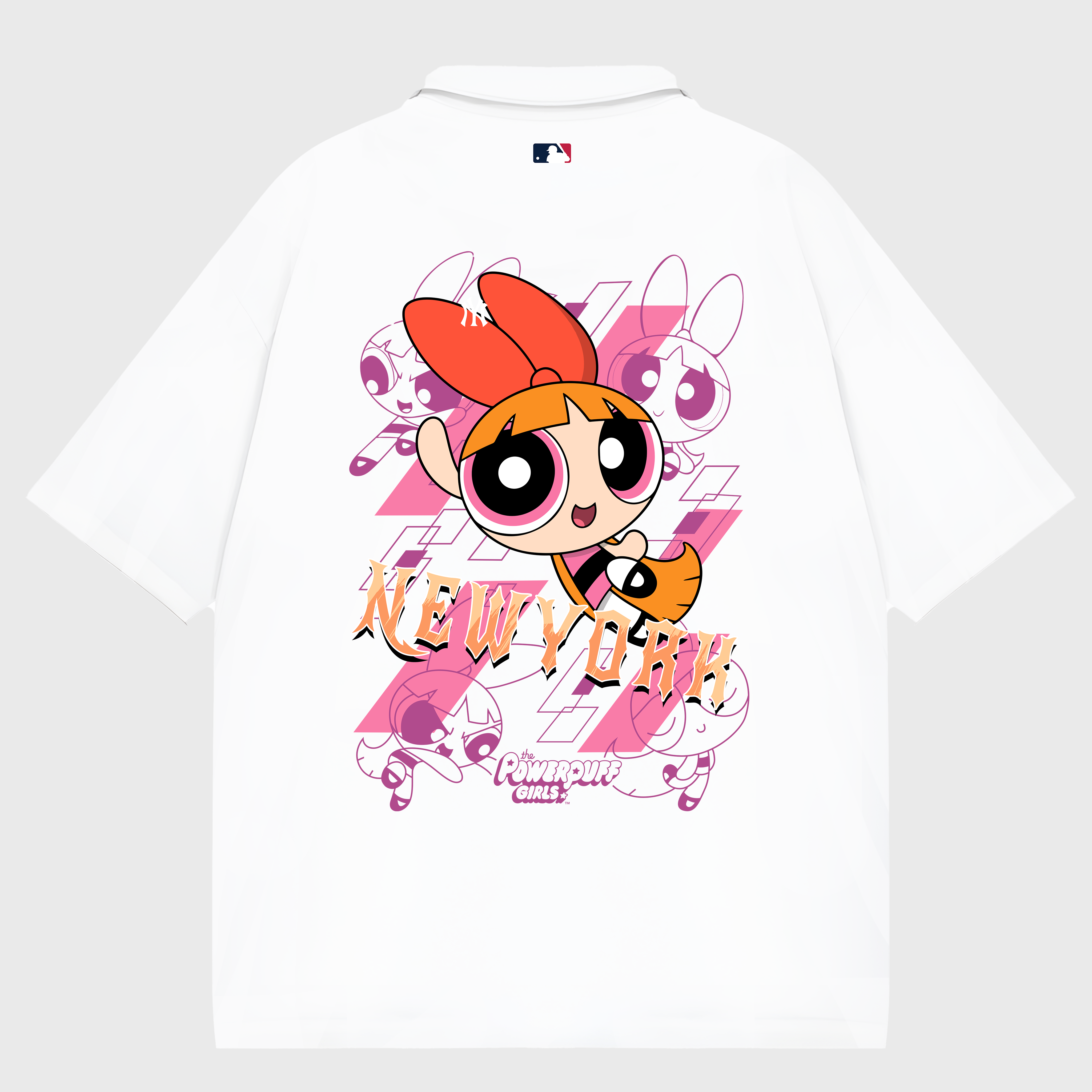 MLB Blossom New York Mets The Powerpuff Girls Polo