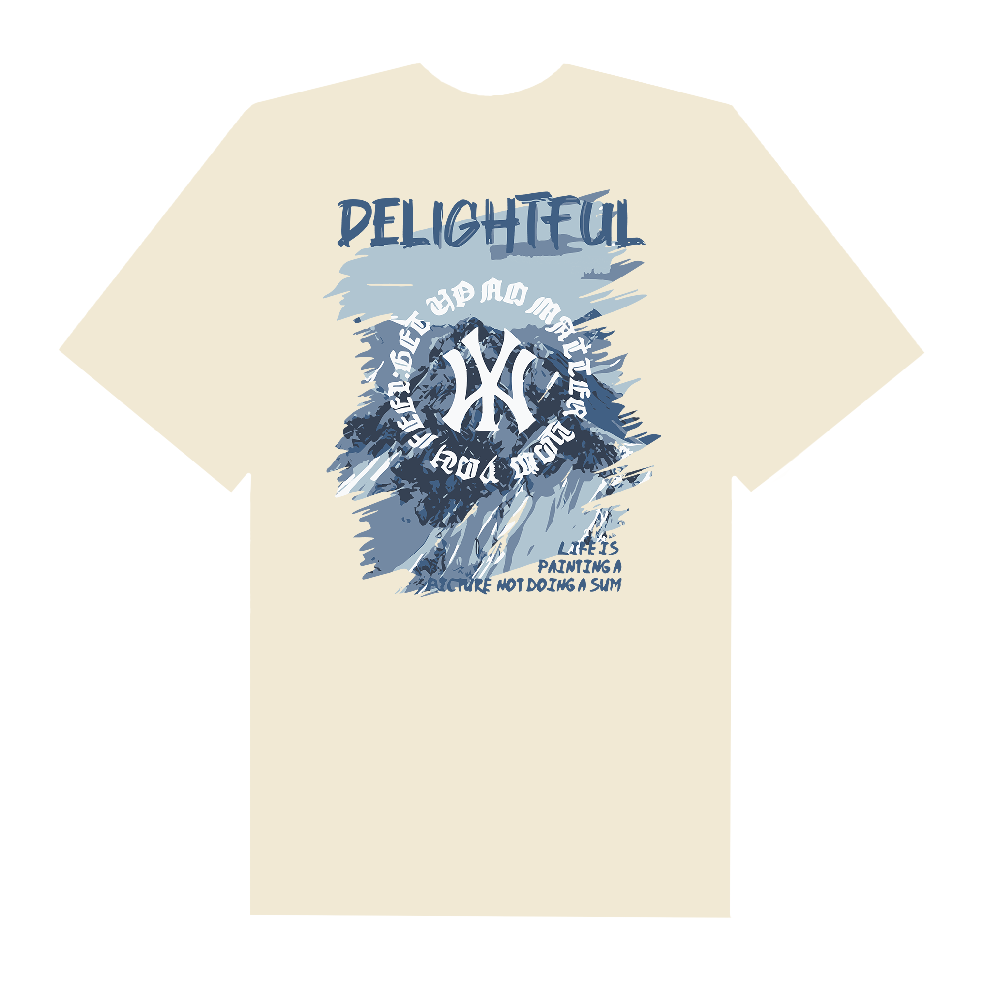 MLB Anime MLB Blue Delightfu T-Shirt