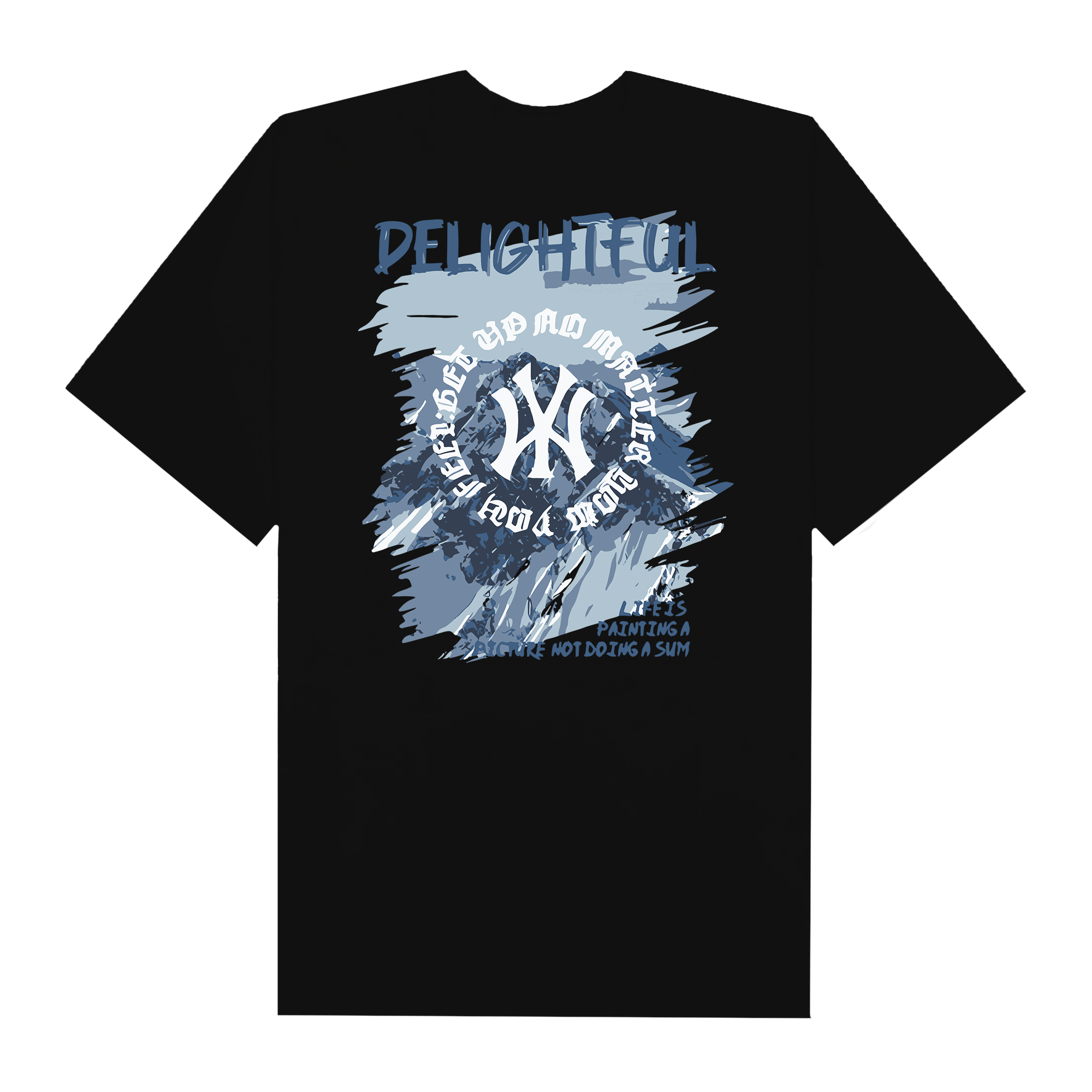 MLB Anime MLB Blue Delightfu T-Shirt