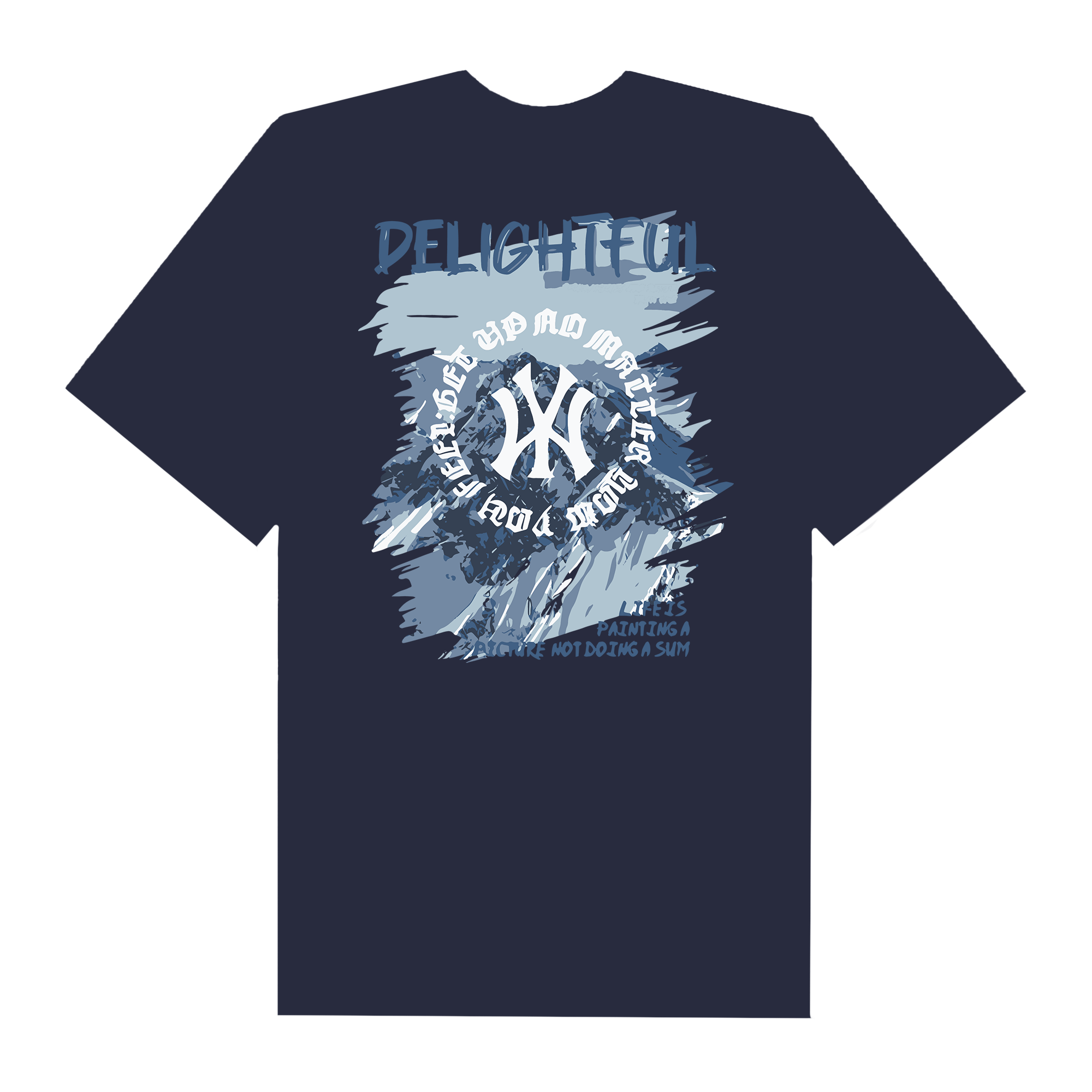 MLB Anime MLB Blue Delightfu T-Shirt