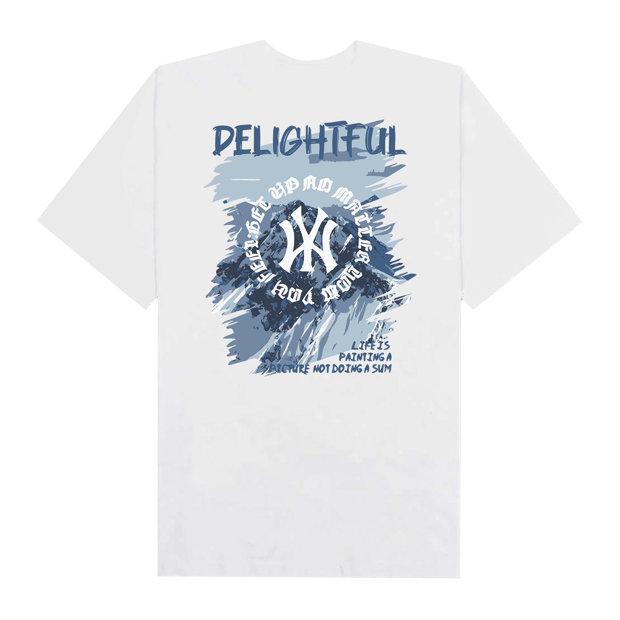 MLB Anime MLB Blue Delightfu T-Shirt