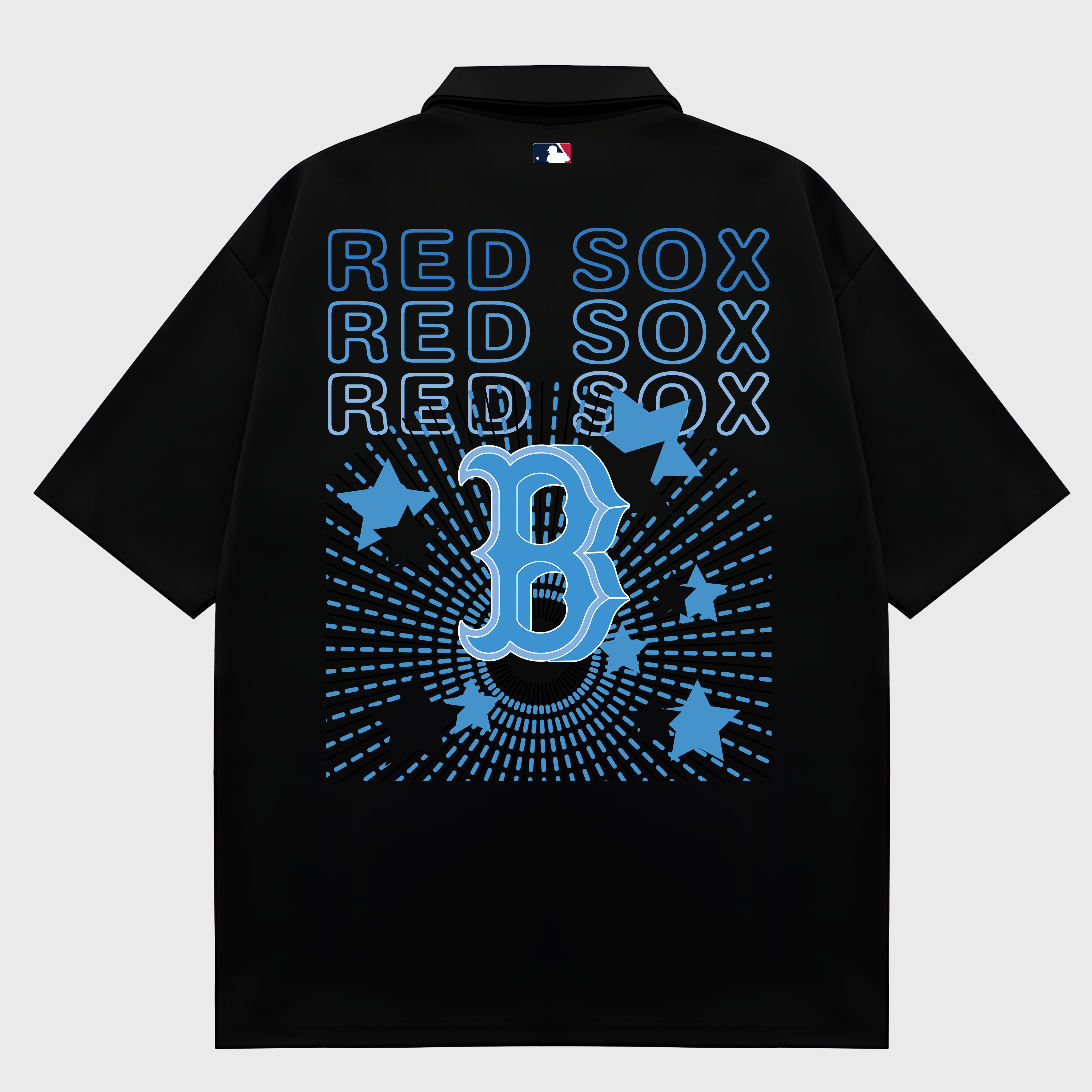 MLB Boston Red Sox Blue Star Polo