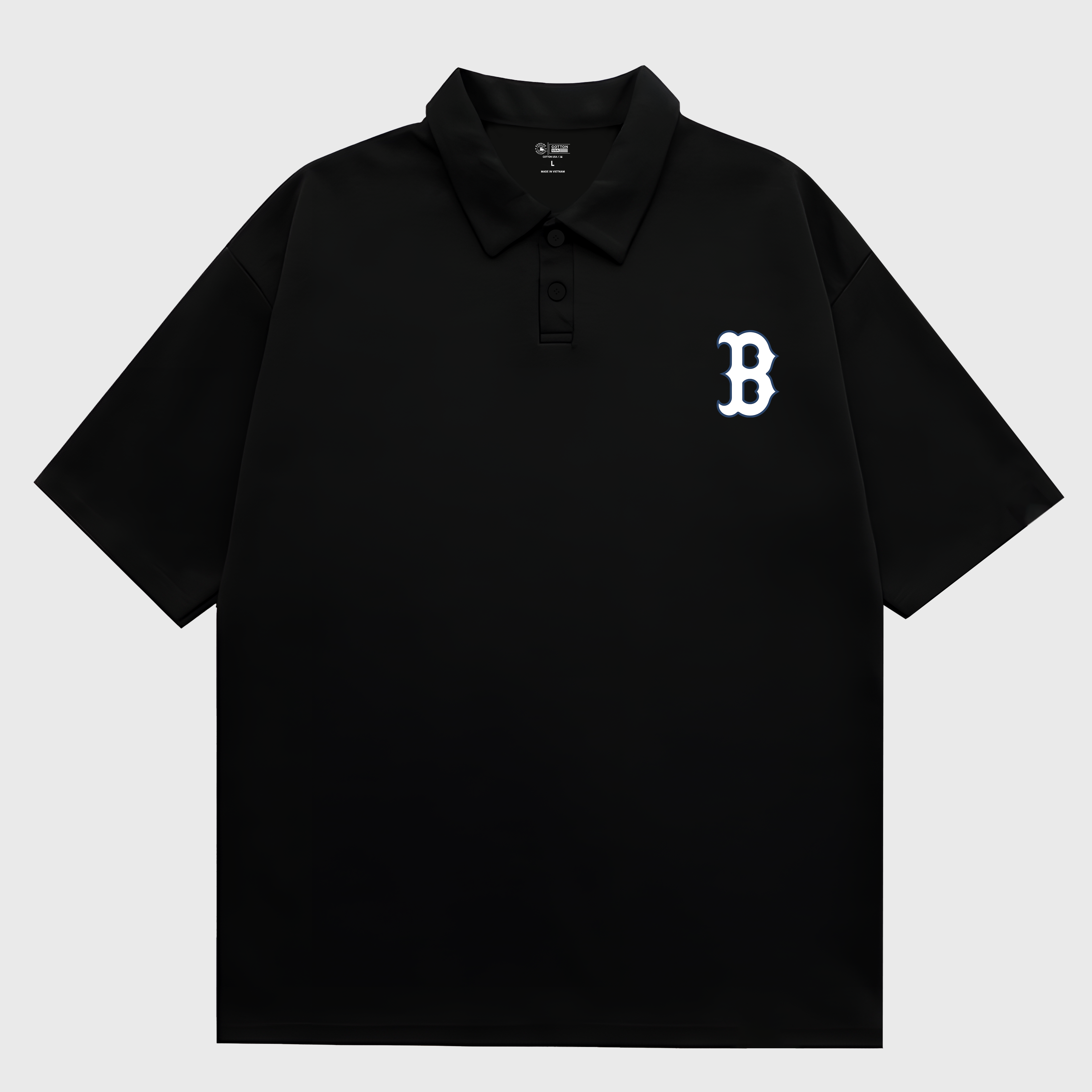 MLB Boston Red Sox Pattern Polo