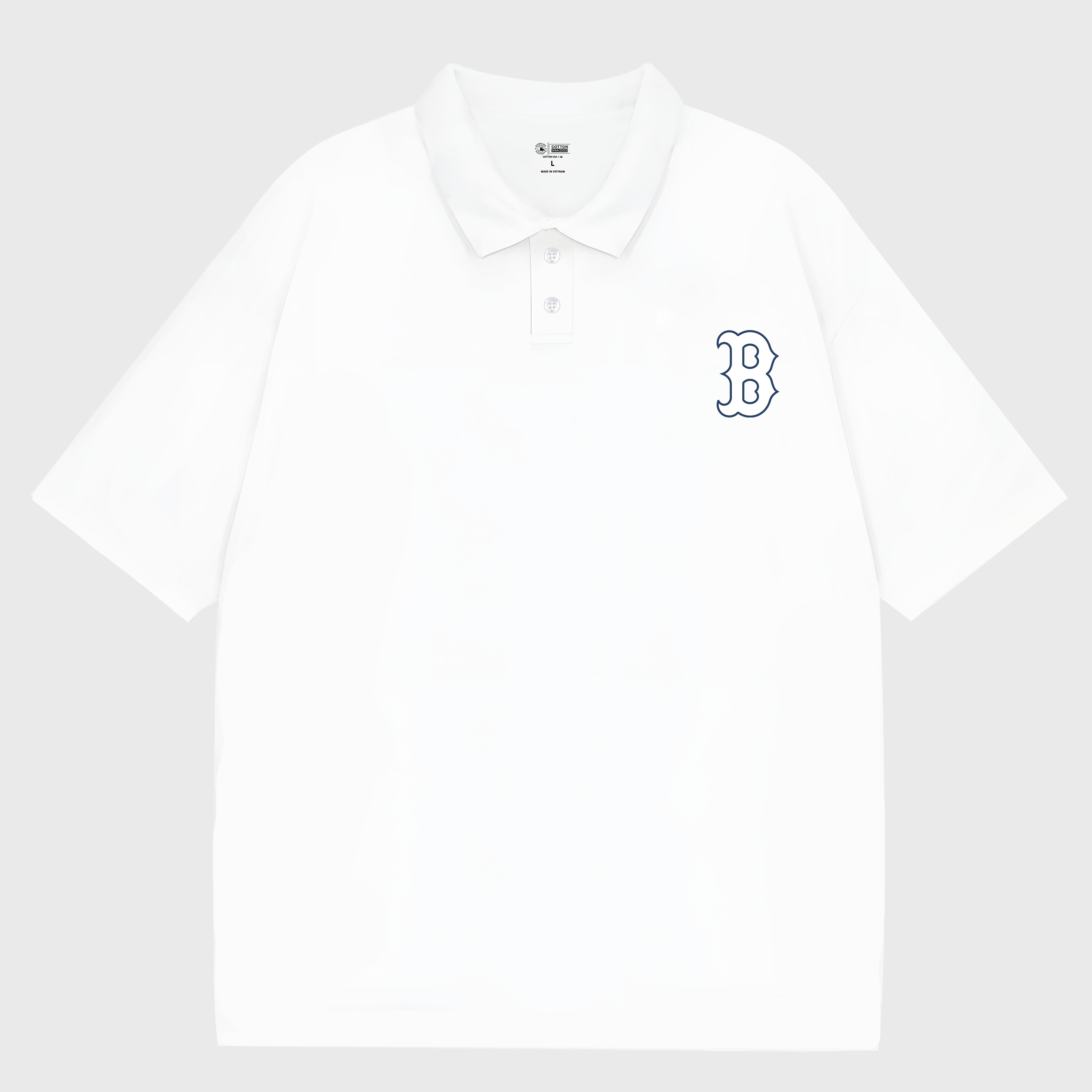 MLB Boston Red Sox Pattern Polo