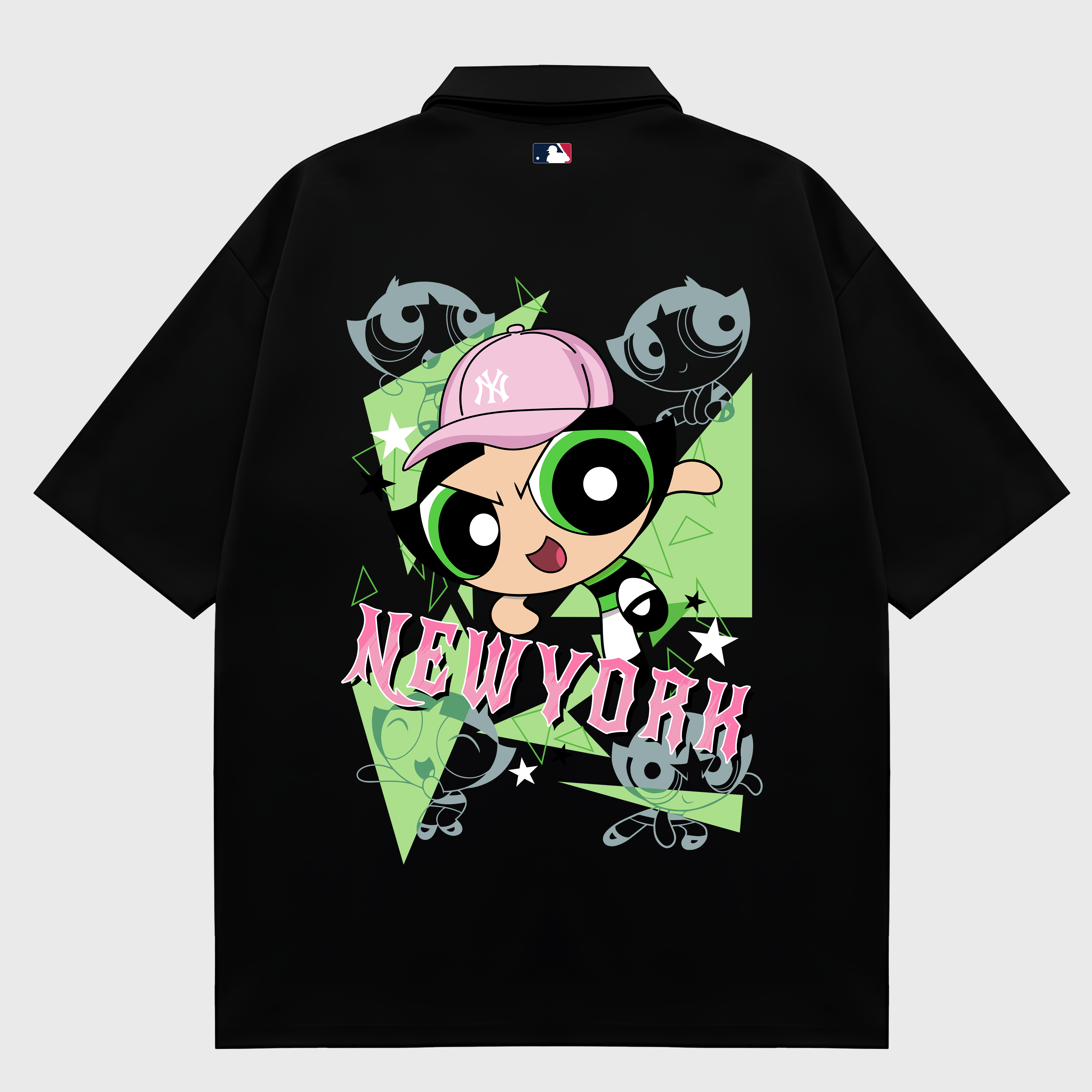 MLB Buttercup The Powerpuff Girls New York Yankees Polo