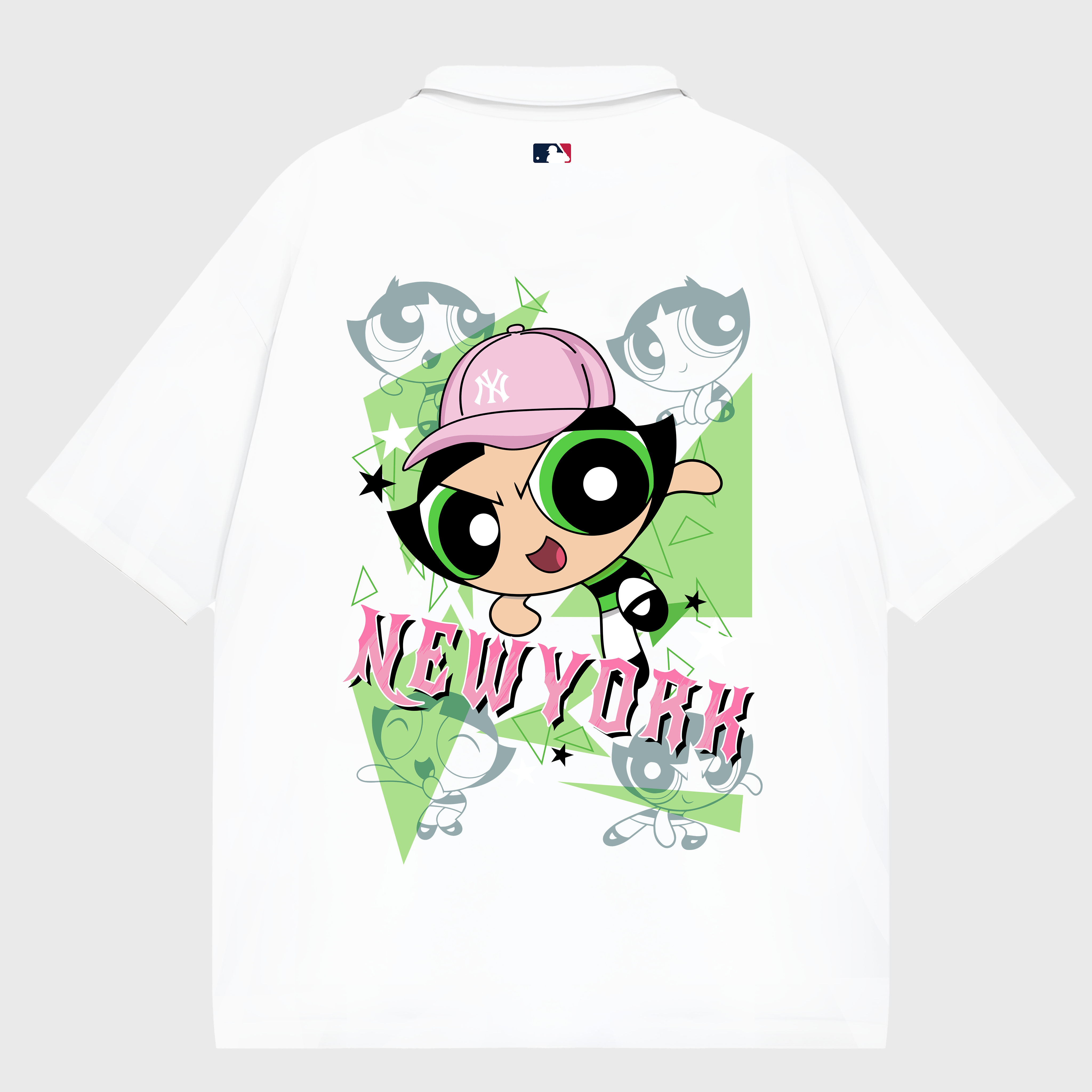 MLB Buttercup The Powerpuff Girls New York Yankees Polo