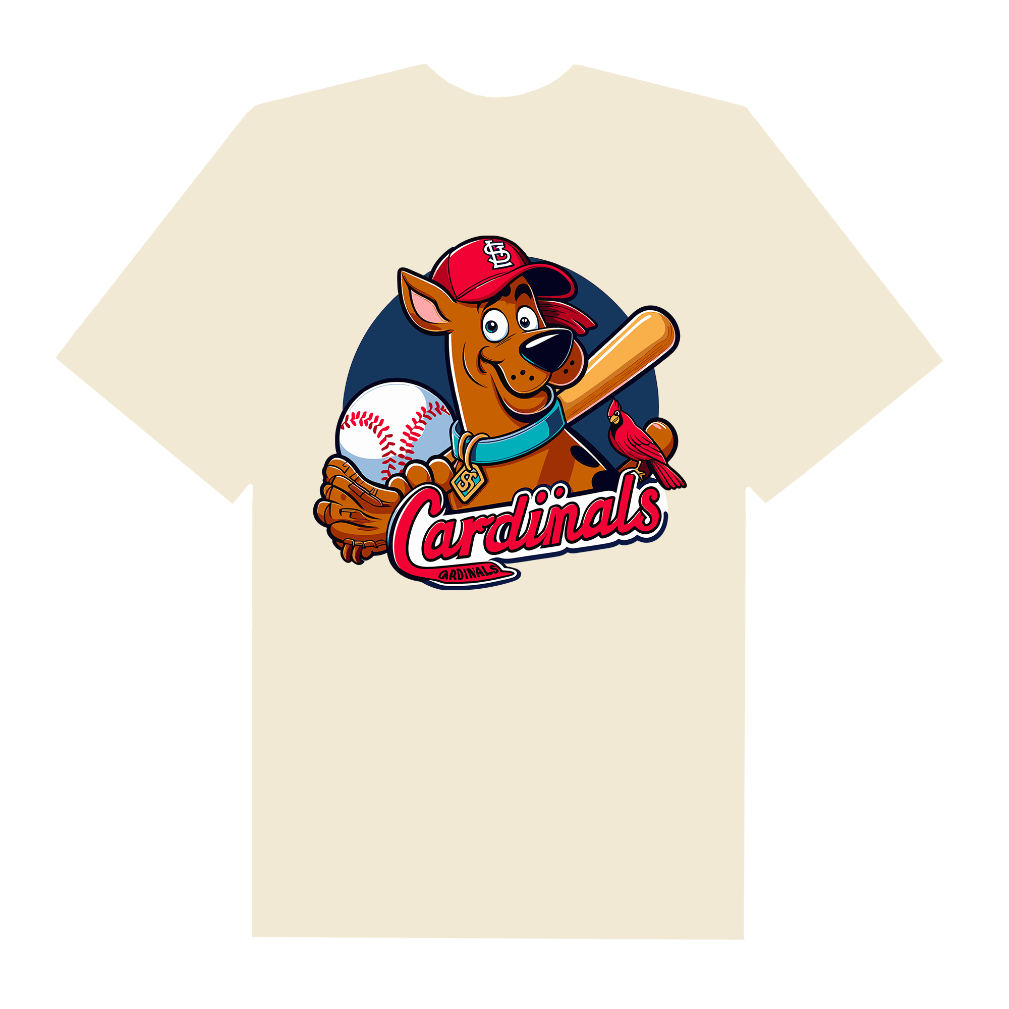 MLB Cardinals Scooby Doo T-Shirt