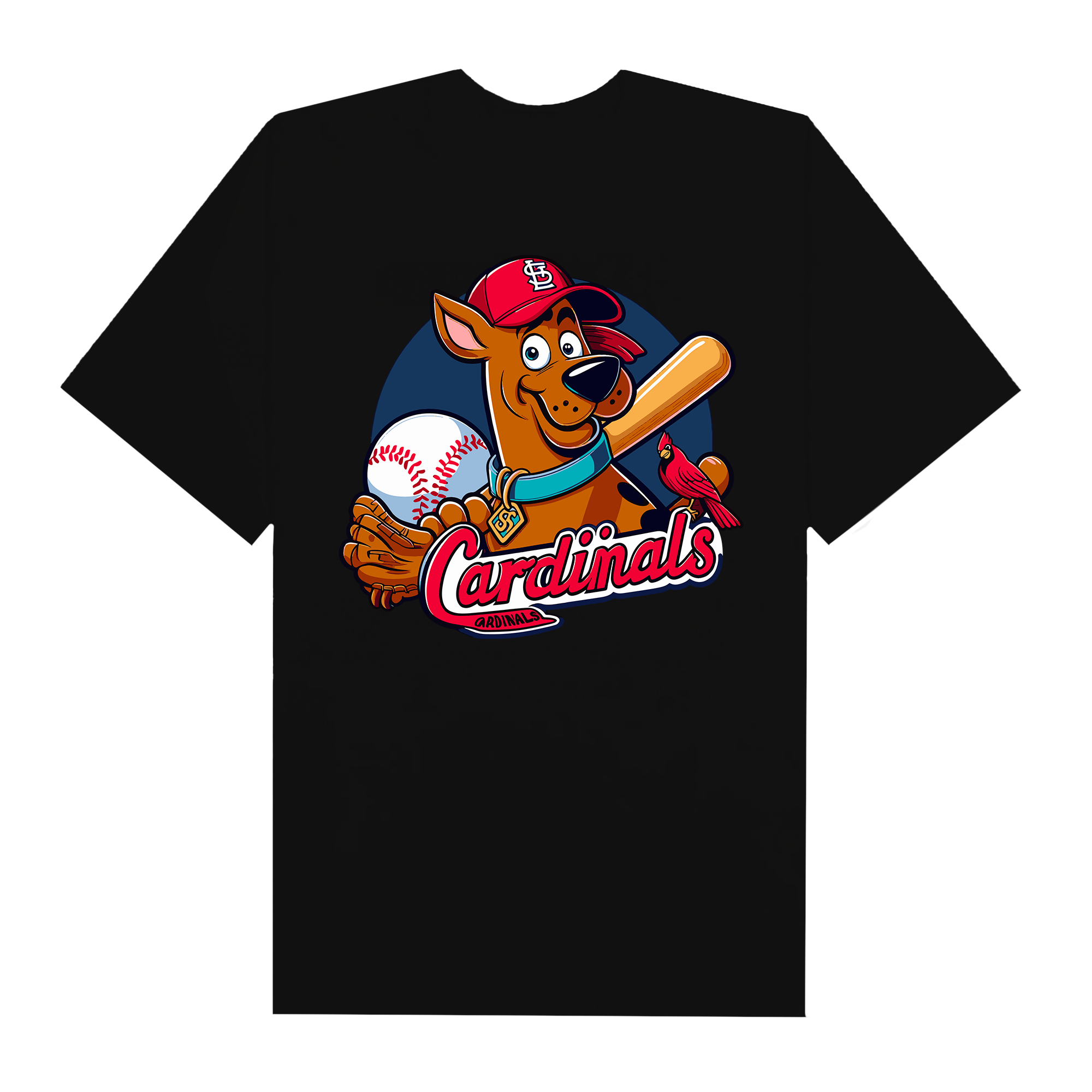 MLB Cardinals Scooby Doo T-Shirt