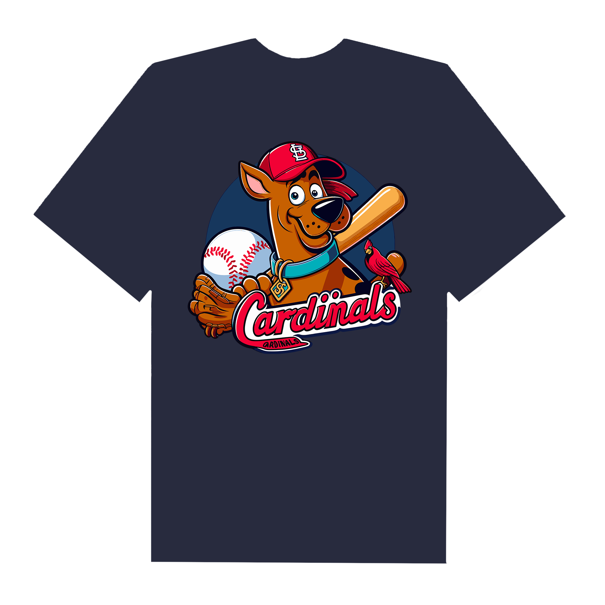 MLB Cardinals Scooby Doo T-Shirt