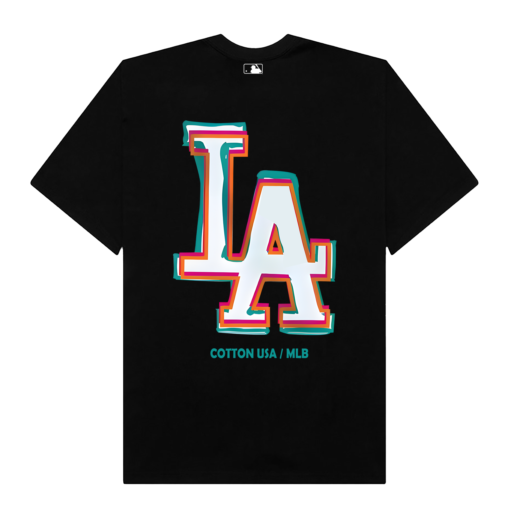 MLB Colorful LA Logo  T-Shirt