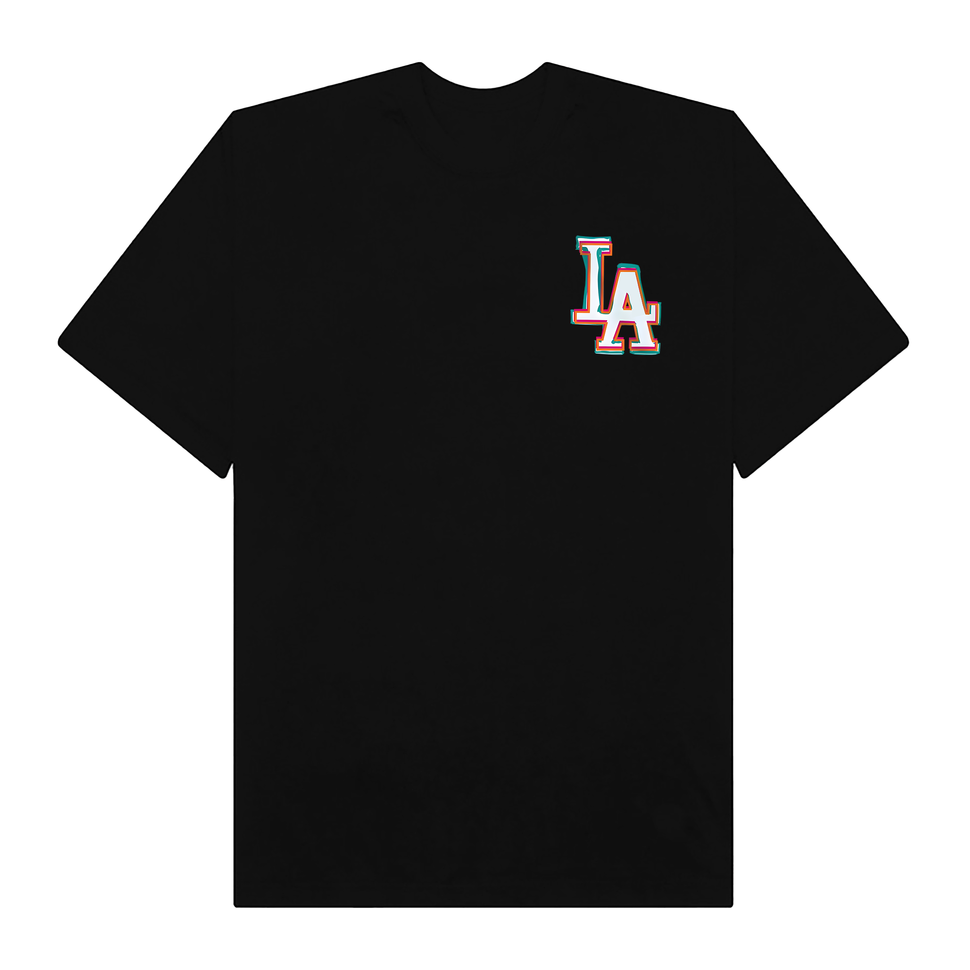 MLB Colorful LA Logo  T-Shirt