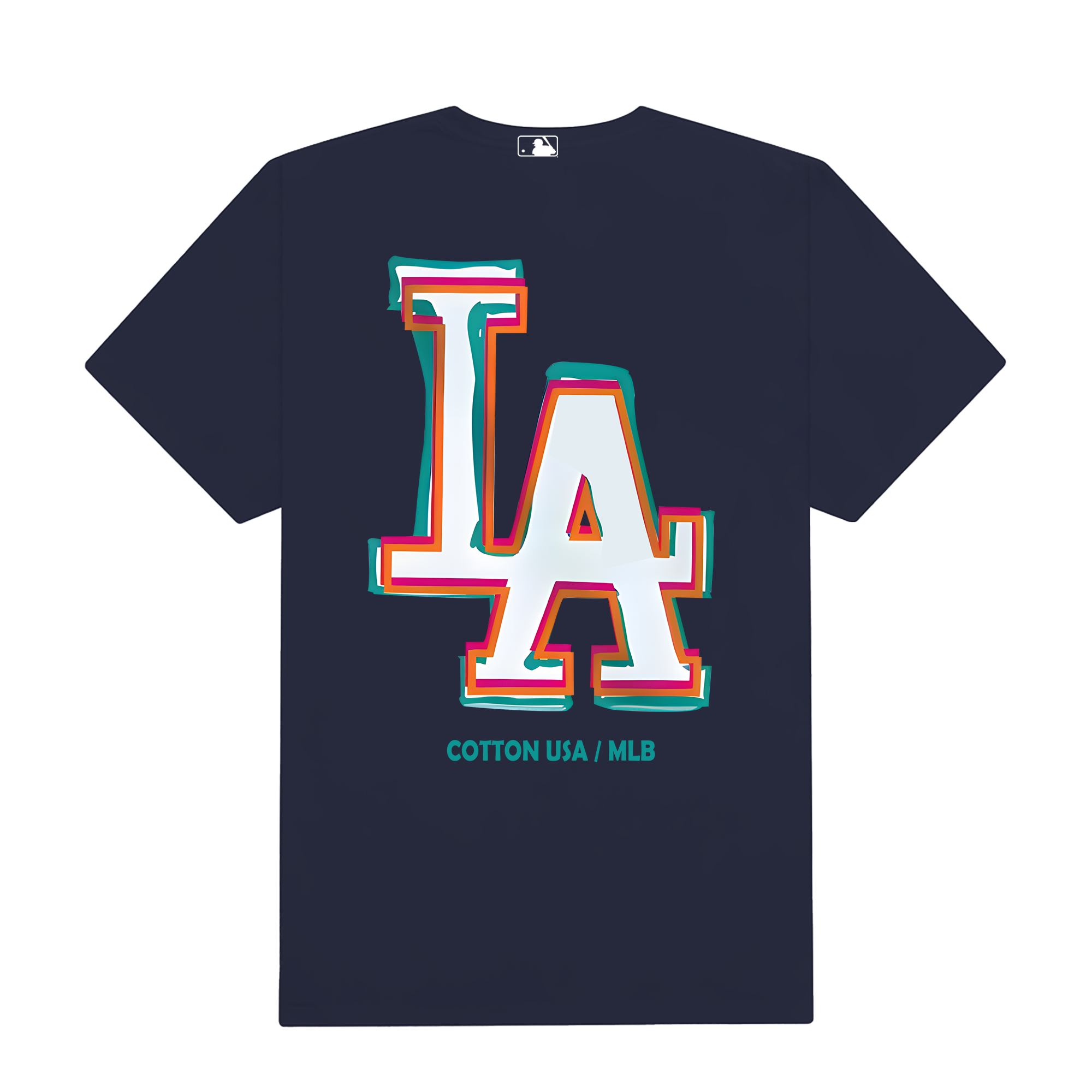 MLB Colorful LA Logo  T-Shirt