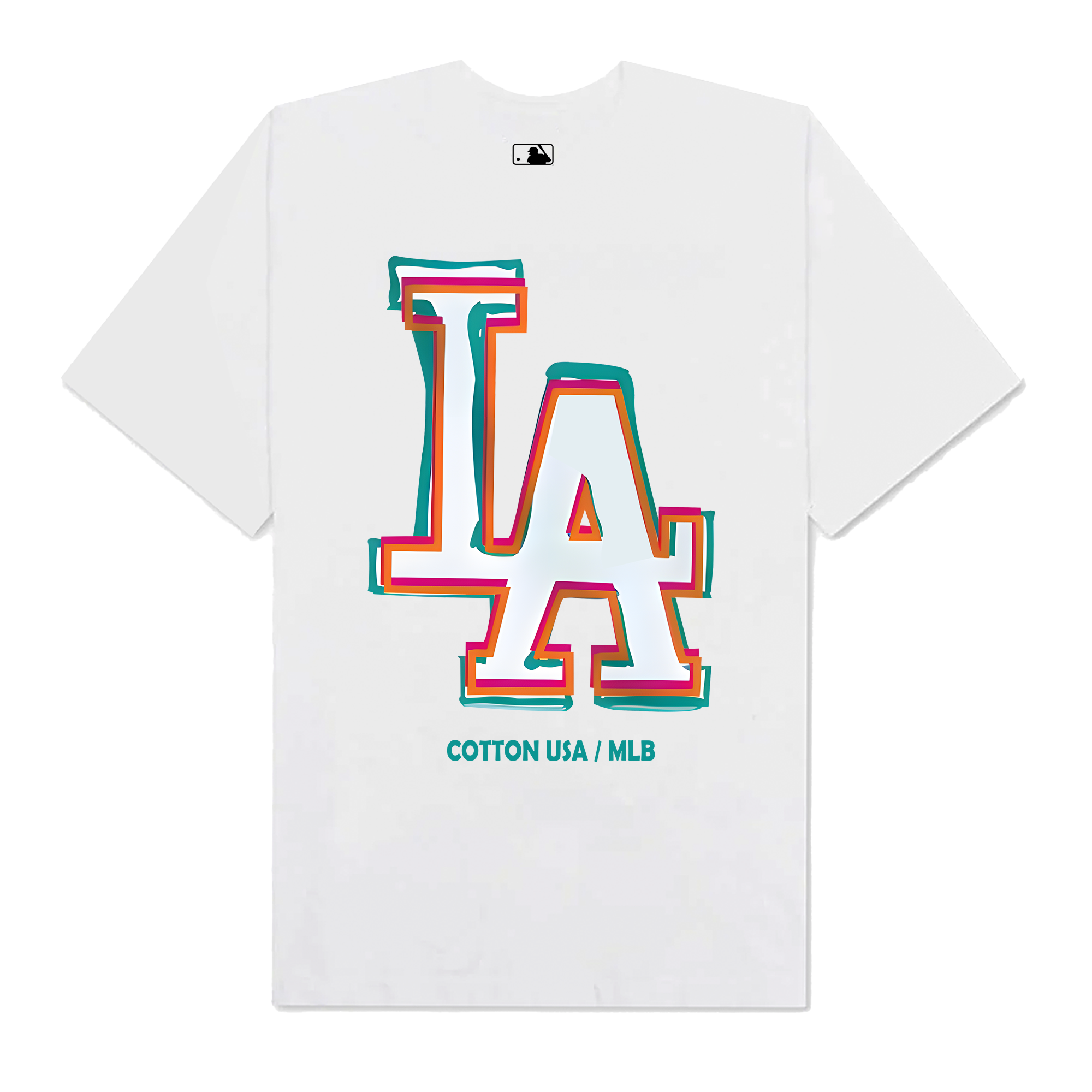 MLB Colorful LA Logo  T-Shirt