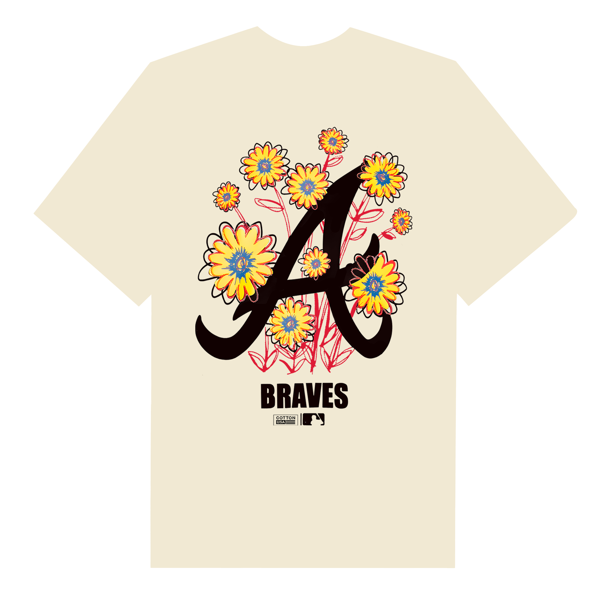 MLB Floral ATLANTA BRAVES T-Shirt