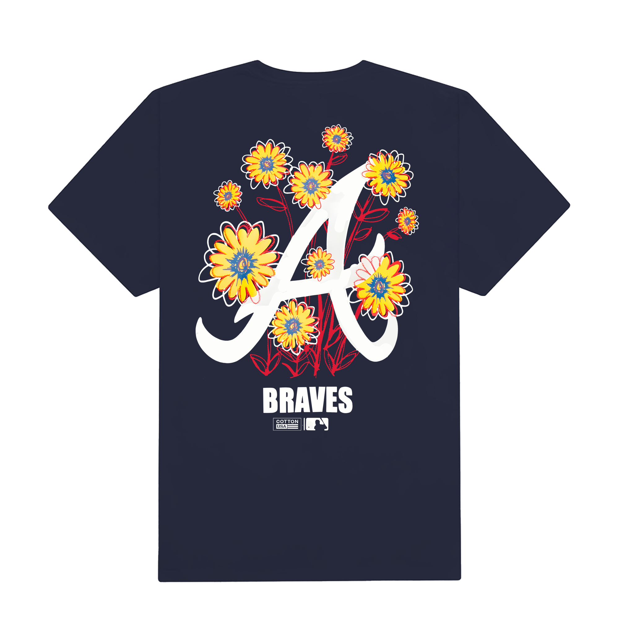 MLB Floral ATLANTA BRAVES T-Shirt