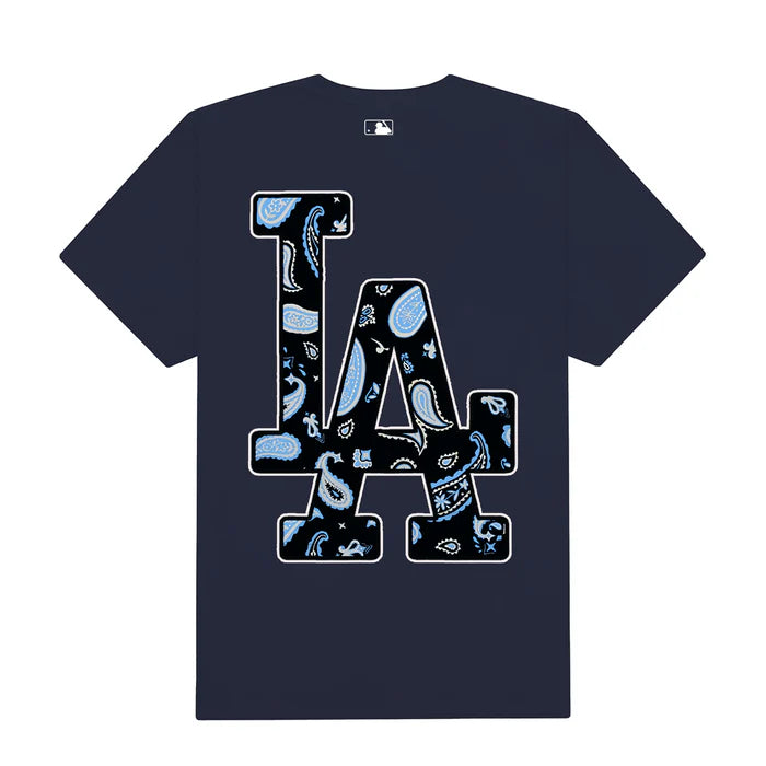 Flash Sale MLB Floral Blue Bandana T-Shirt