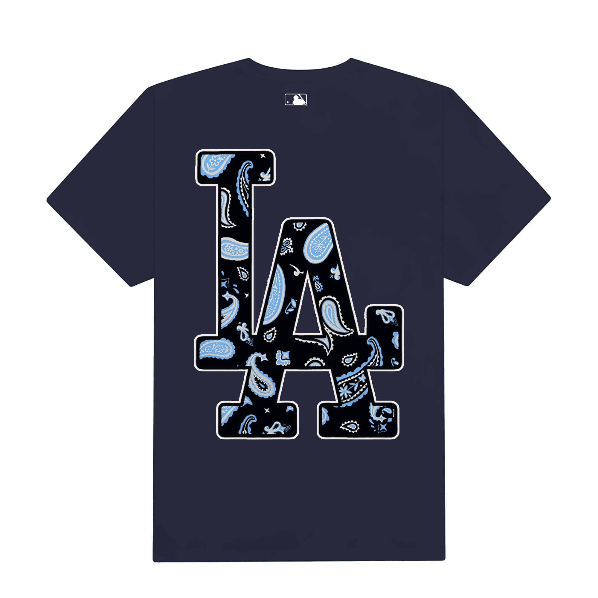 MLB Floral Blue Bandana T-Shirt