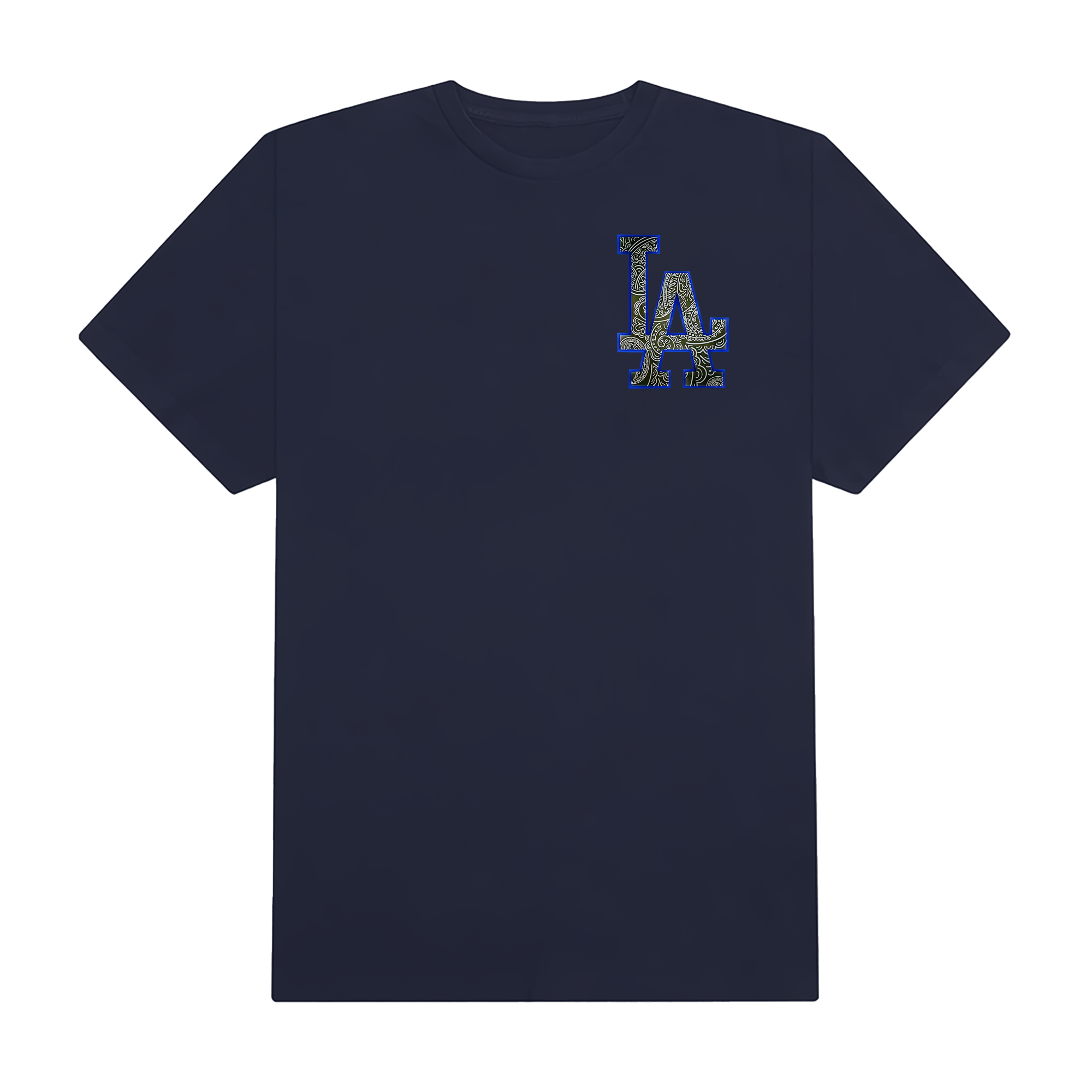 MLB Floral Blue Black T-Shirt