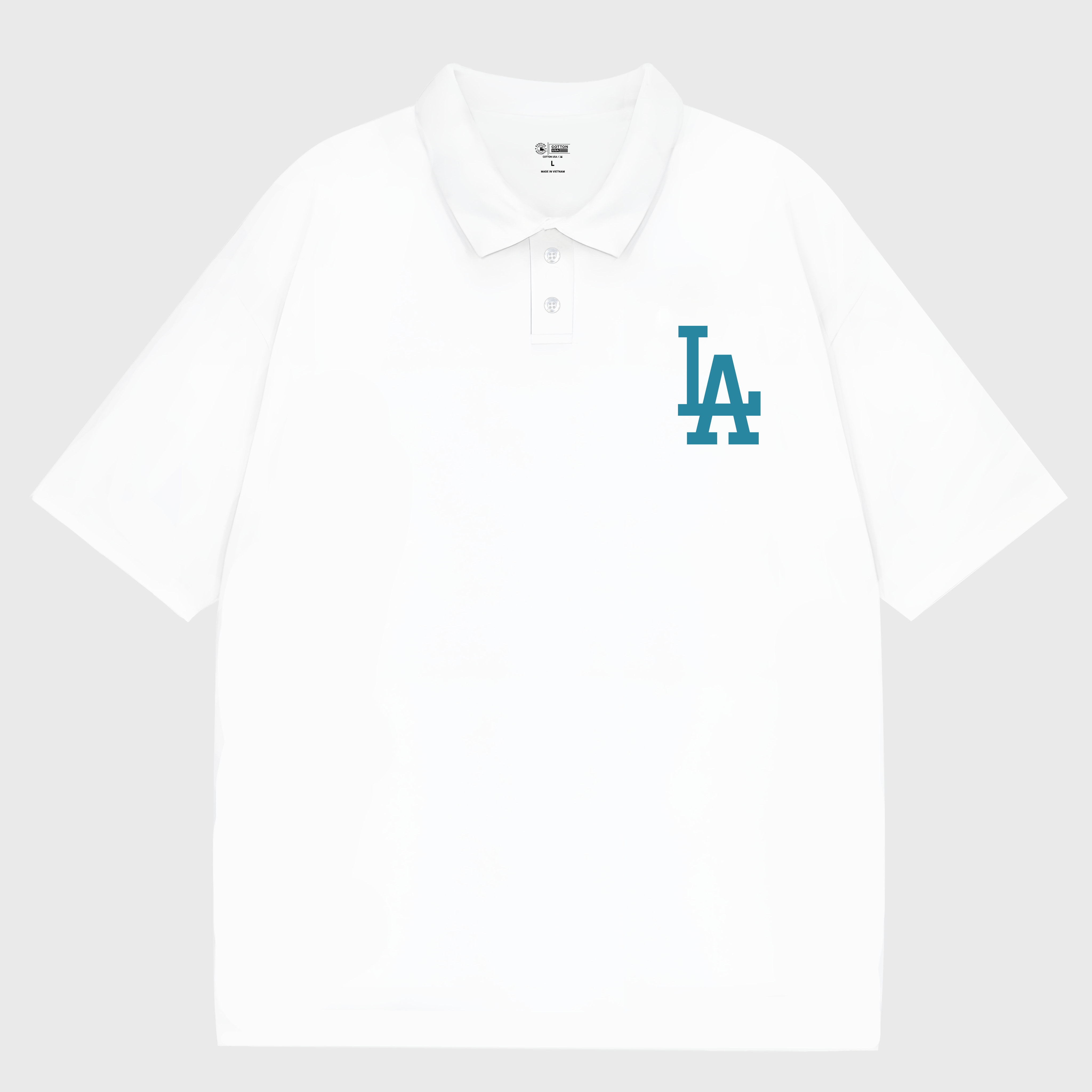 MLB Floral Blue Bubble Girl  Polo