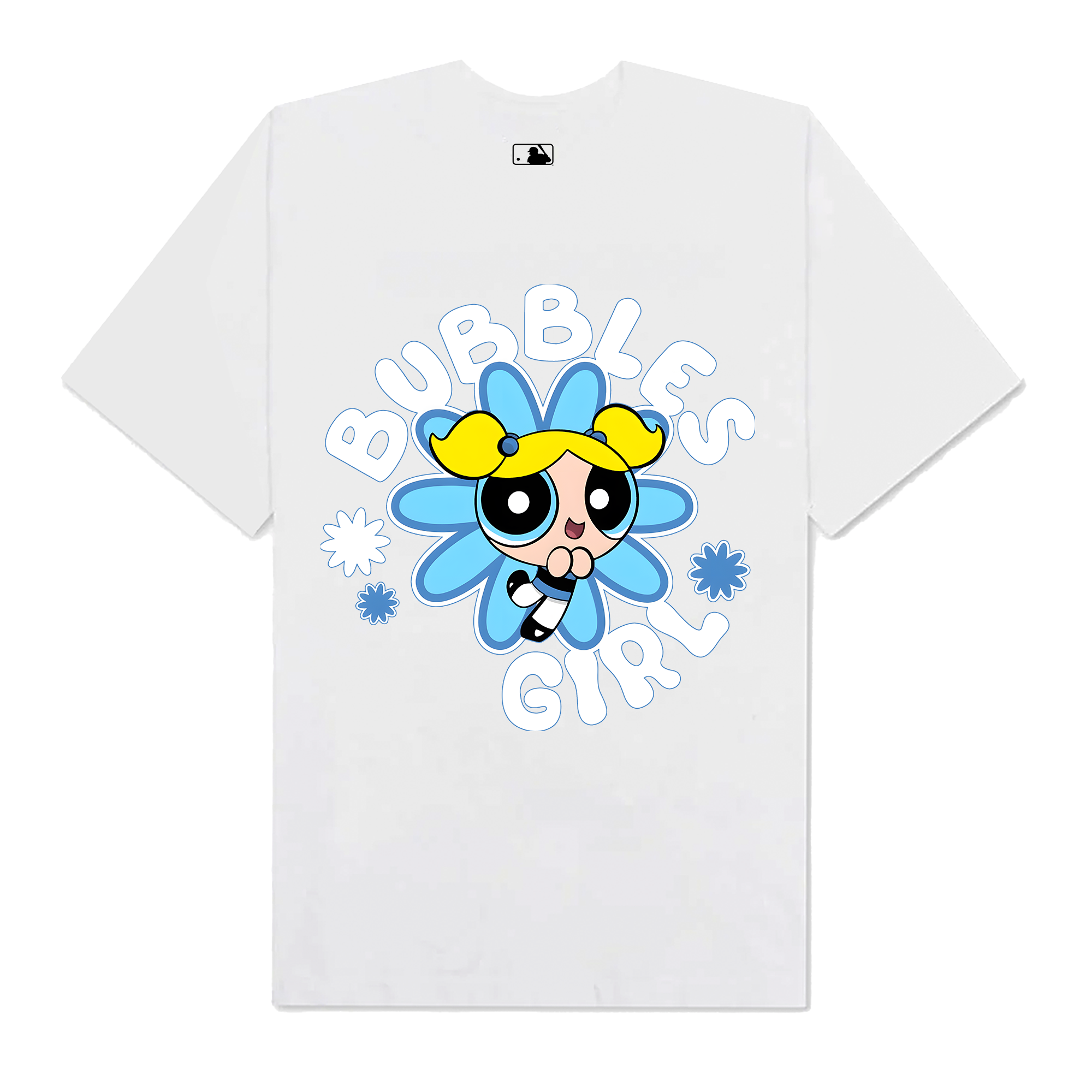 MLB Floral Blue Bubble Girl T-Shirt