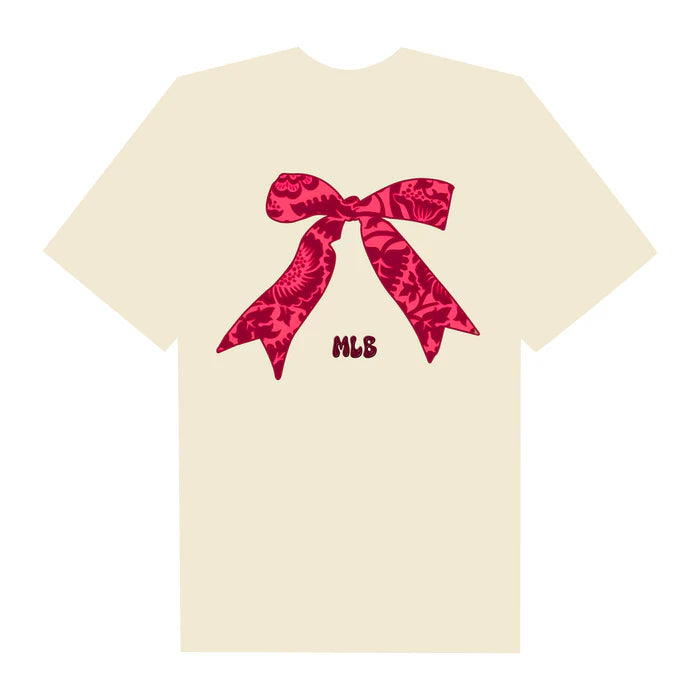 Flash Sale MLB Floral Coquette Pink T-Shirt