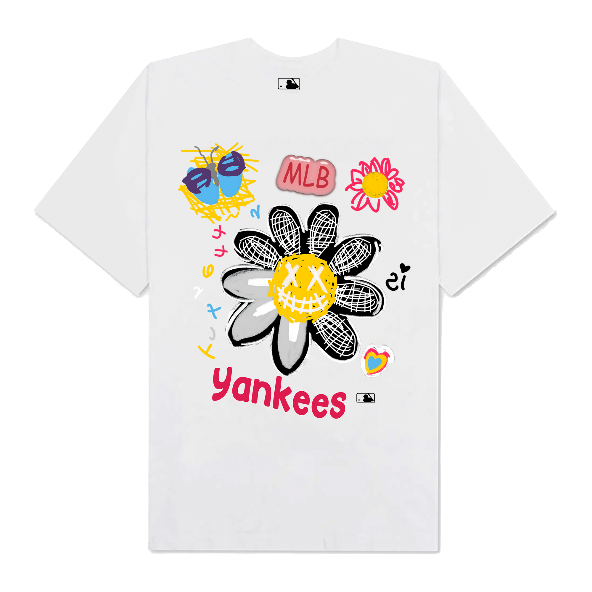 MLB Floral Cute Daisy Flower T-Shirt