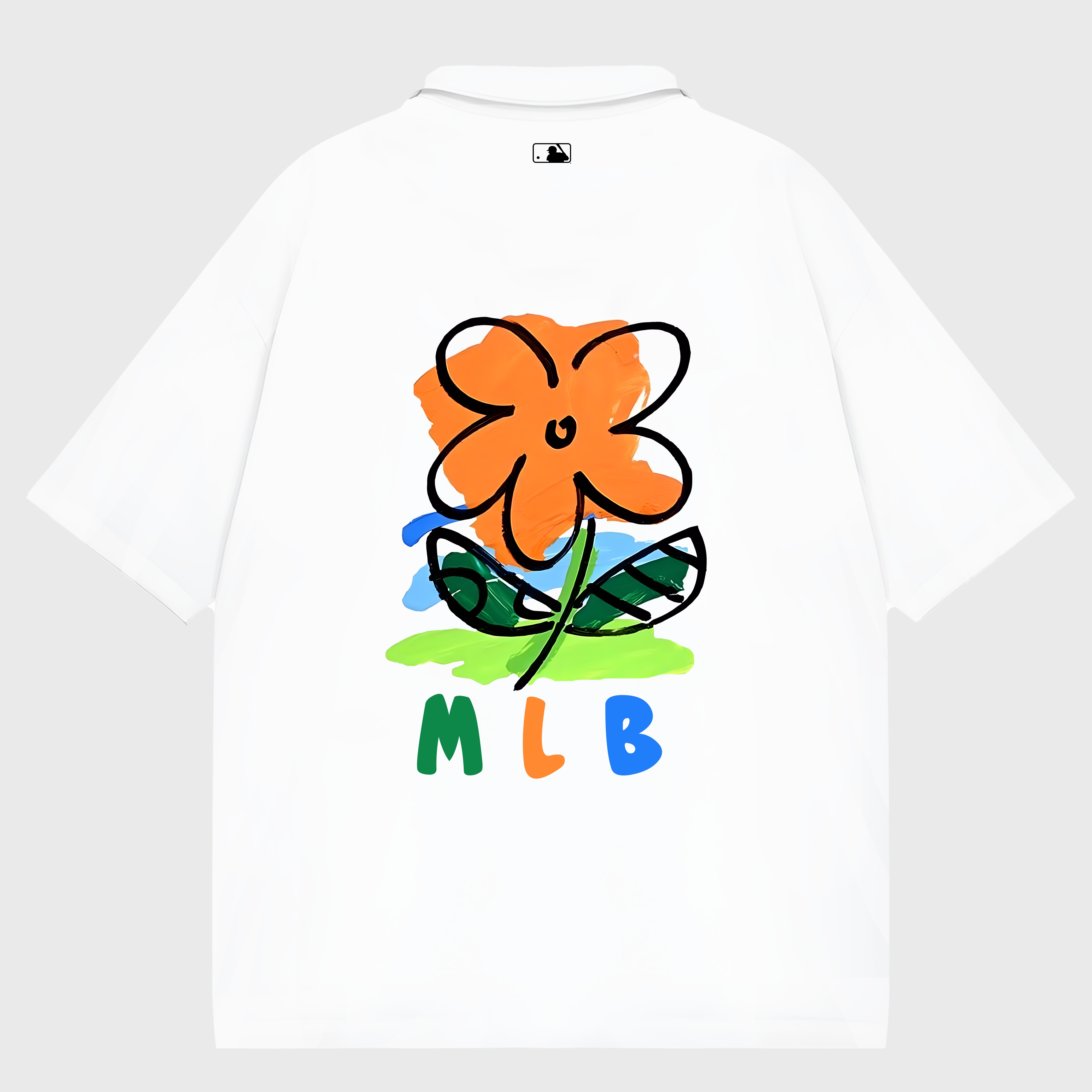 MLB Floral Cute Flower Crayon  Polo