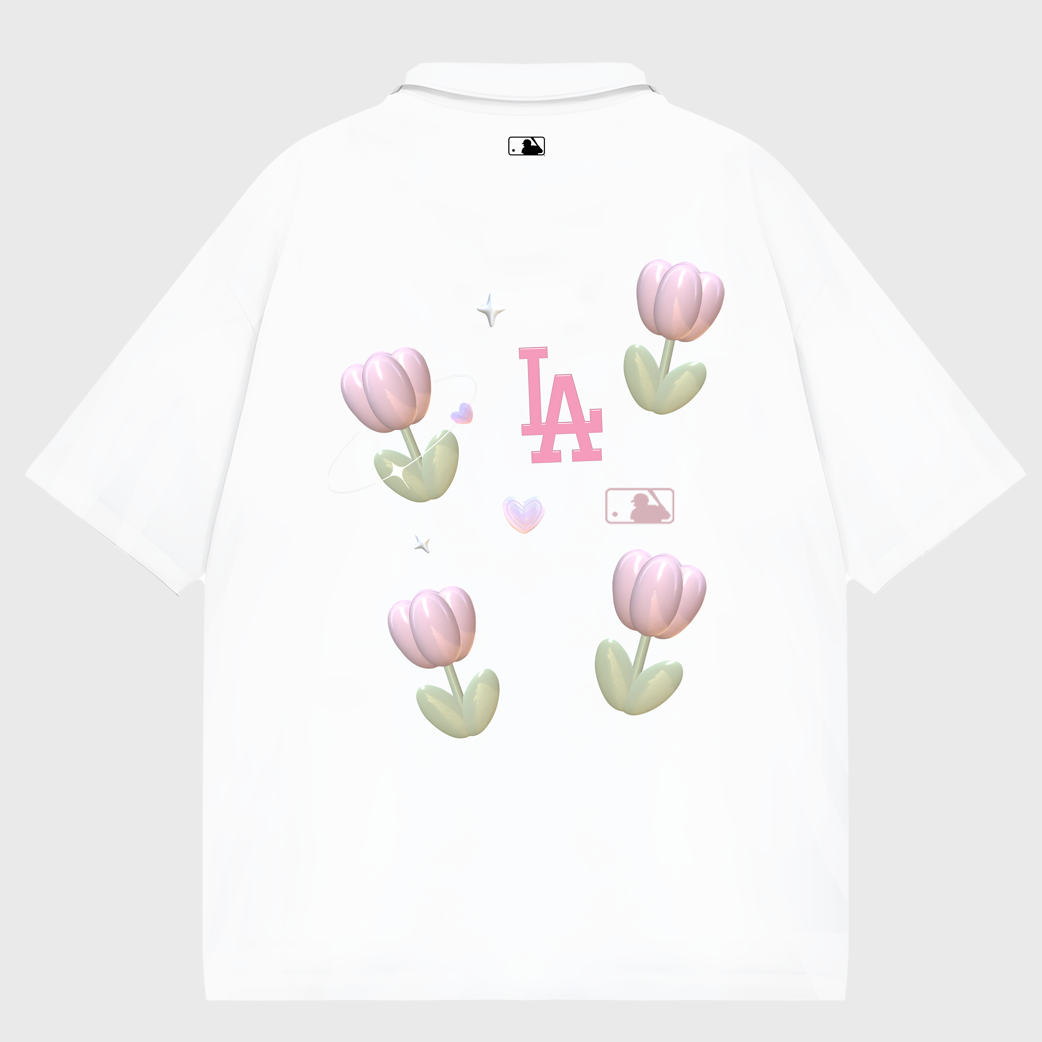 MLB Floral Cute LA Tulip  Polo