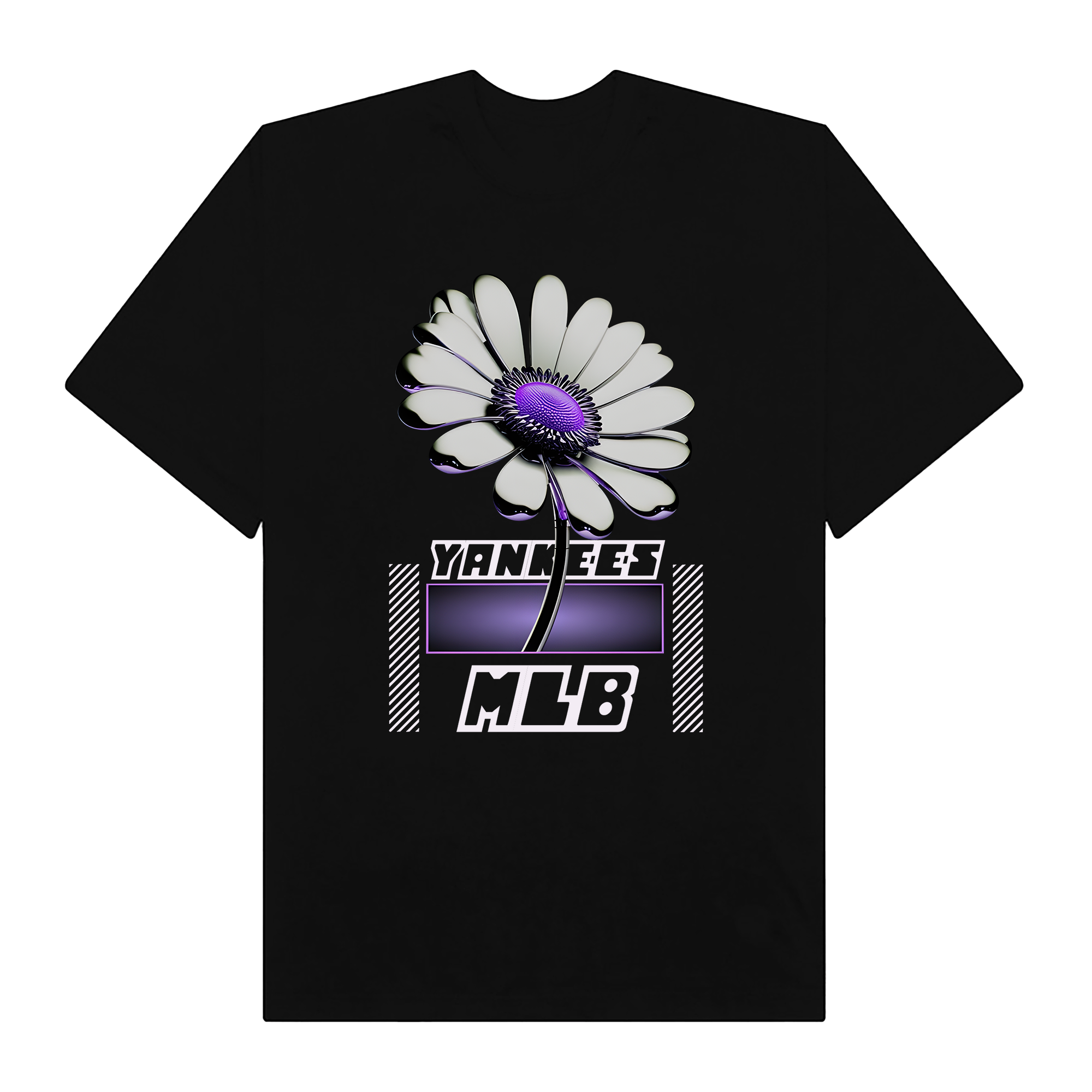 MLB Floral Daisy Purple T-Shirt