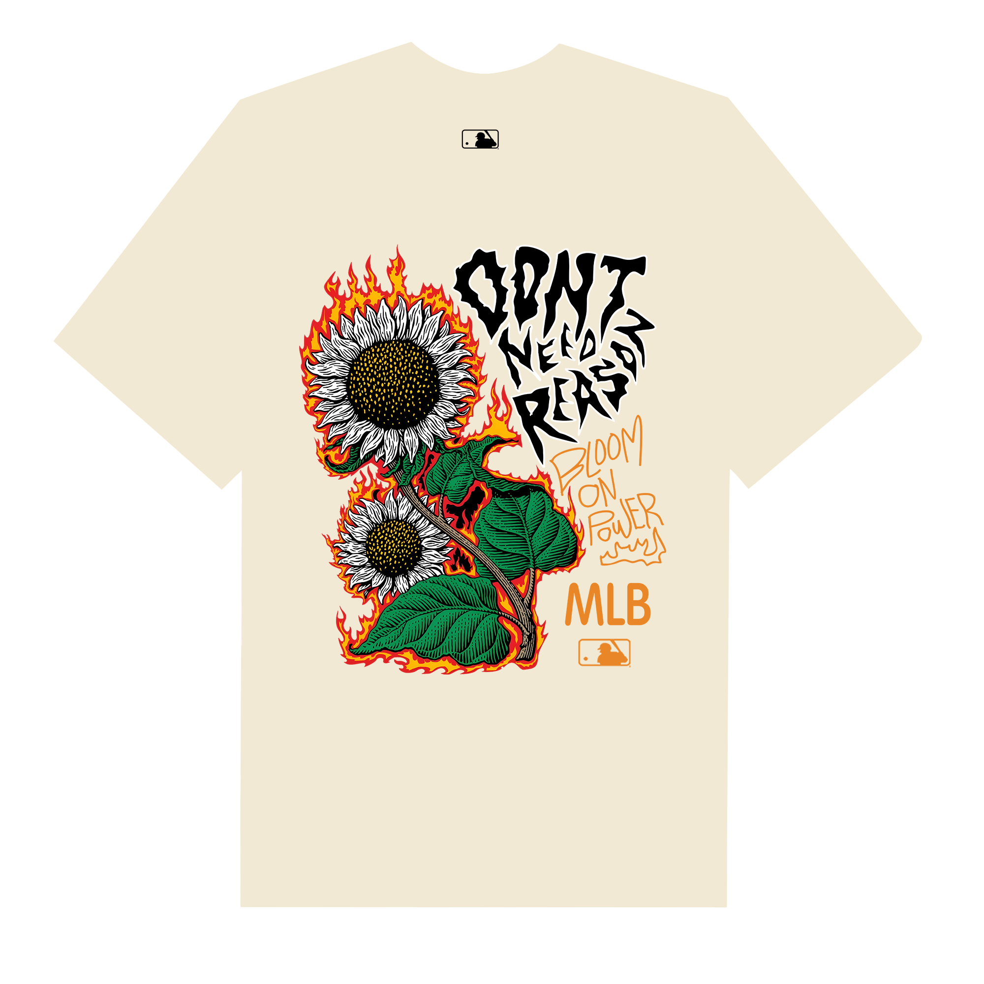 MLB Floral Don't Need Reason T-Shirt