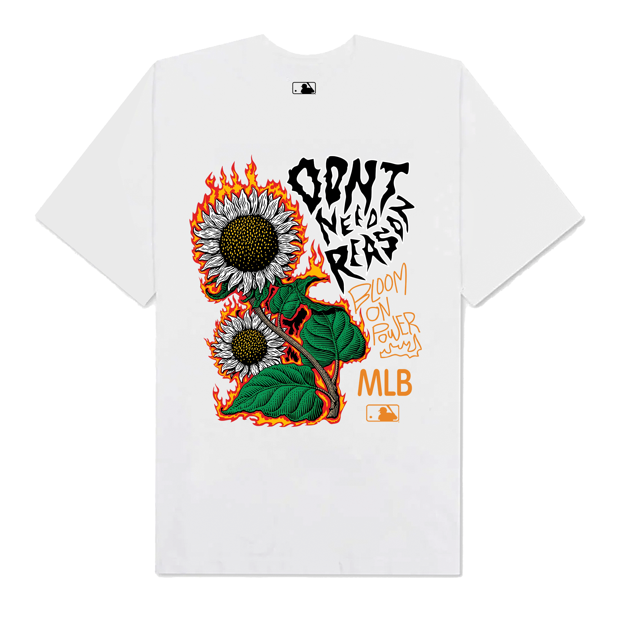 MLB Floral Don't Need Reason T-Shirt