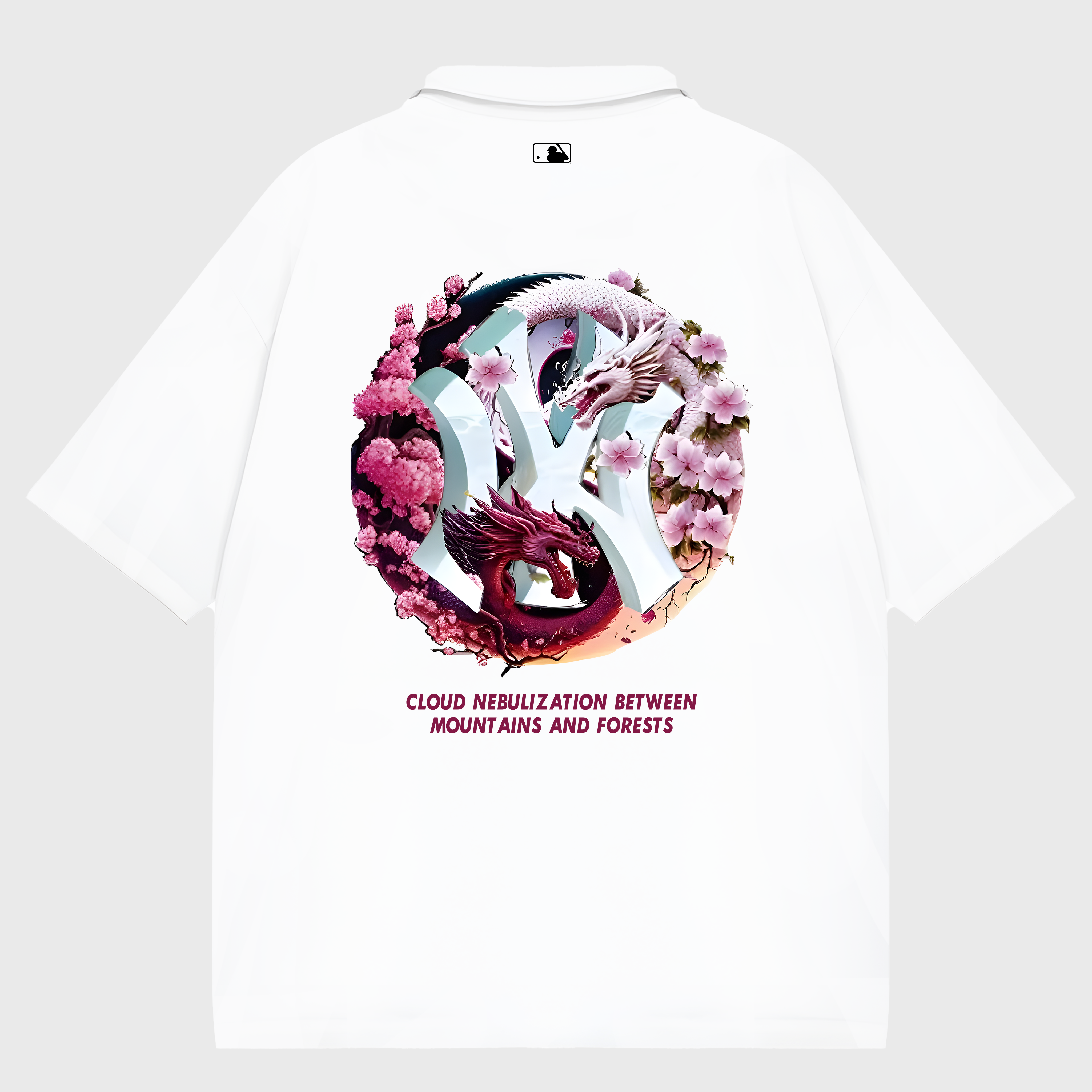 MLB Floral Dragon Cloudy Polo