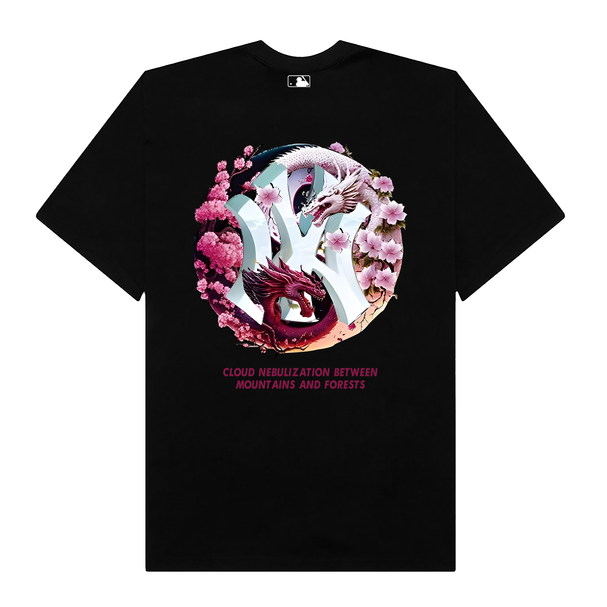 MLB Floral Dragon Cloudy T-Shirt