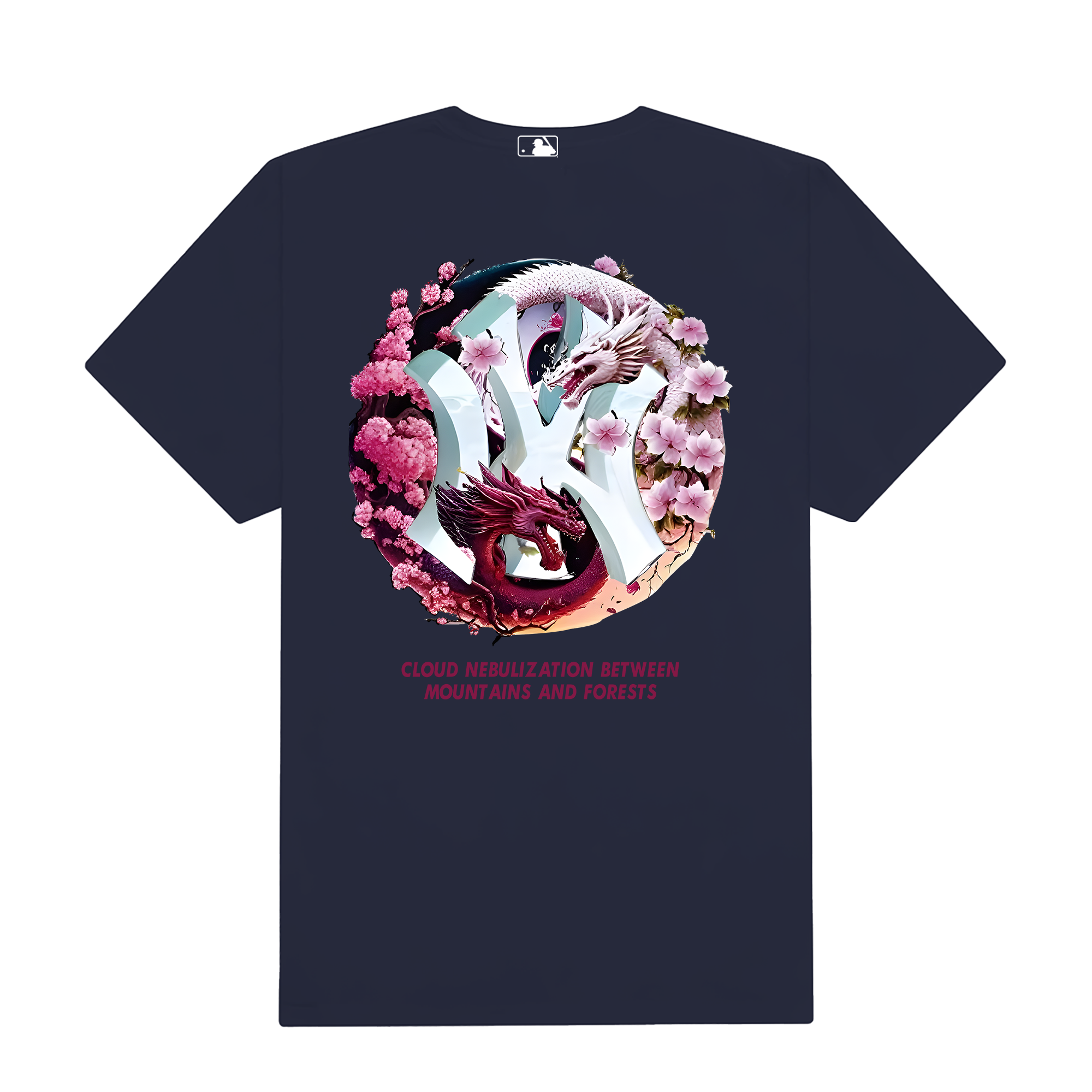 MLB Floral Dragon Cloudy T-Shirt