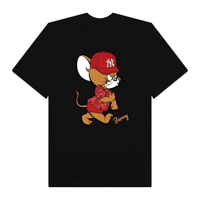 Flash Sale MLB Floral Funny Disney Jerry T-Shirt