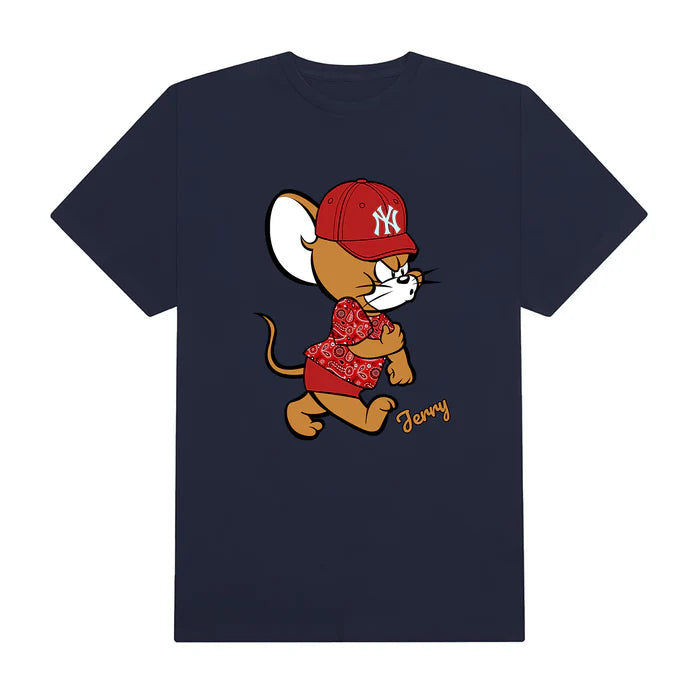 Flash Sale MLB Floral Funny Disney Jerry T-Shirt