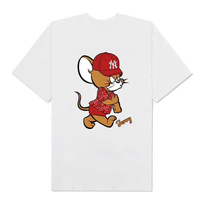 Flash Sale MLB Floral Funny Disney Jerry T-Shirt