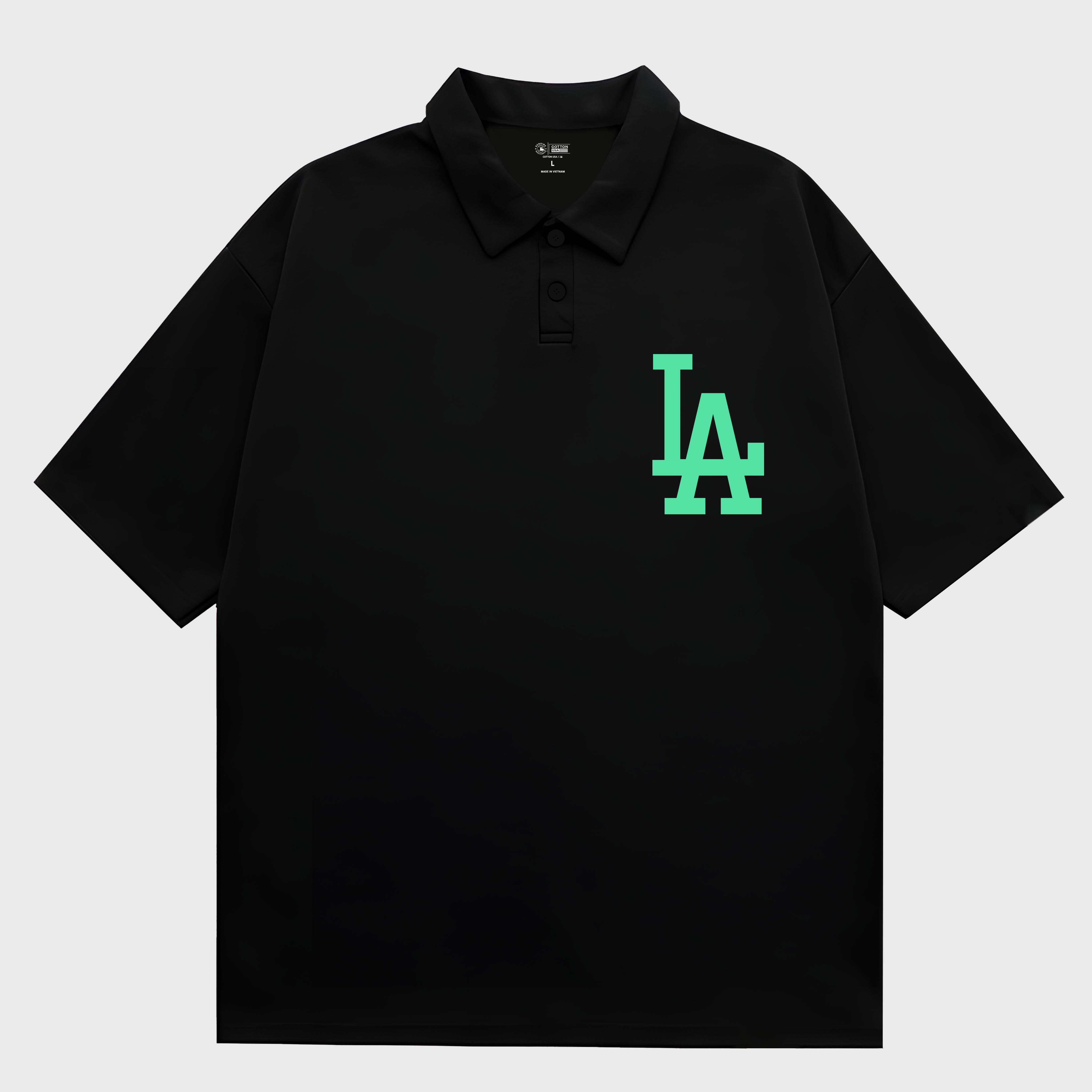 MLB Floral Green Bandana Polo