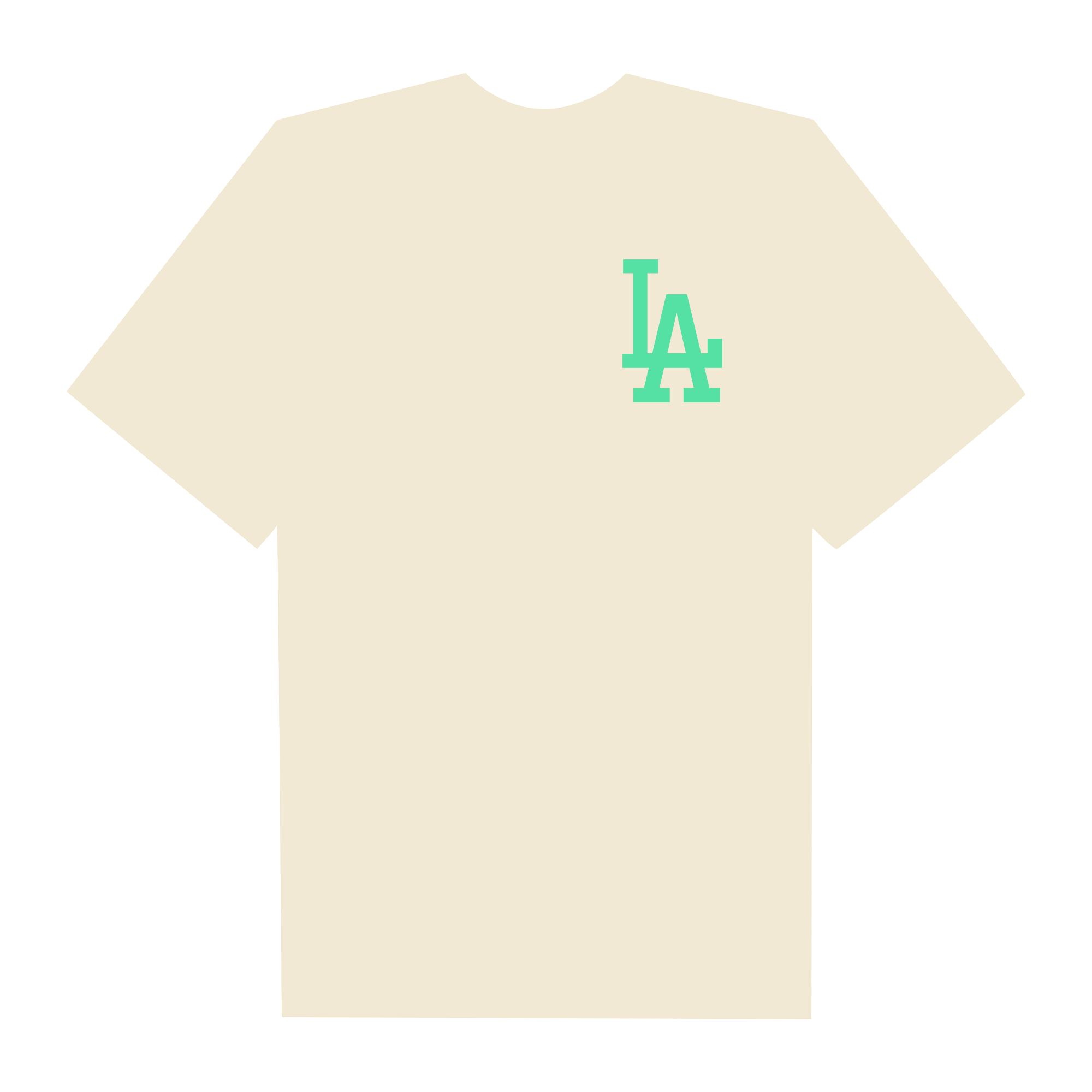 MLB Floral Green Bandana T-Shirt