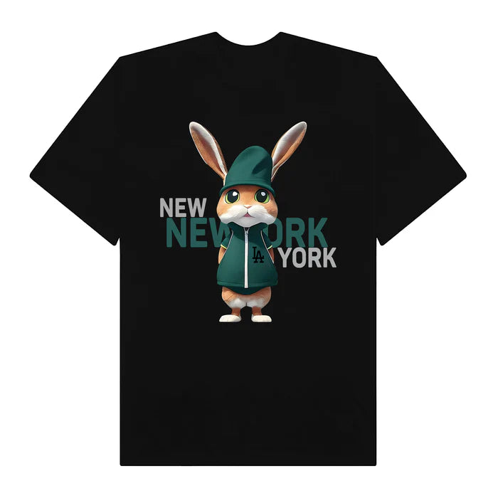 Flash Sale MLB Floral Green Rabbit T-Shirt