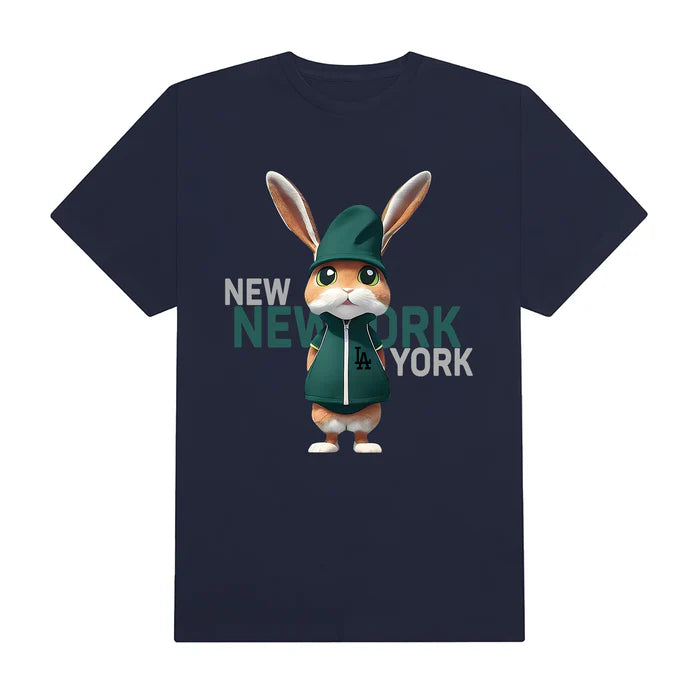 Flash Sale MLB Floral Green Rabbit T-Shirt