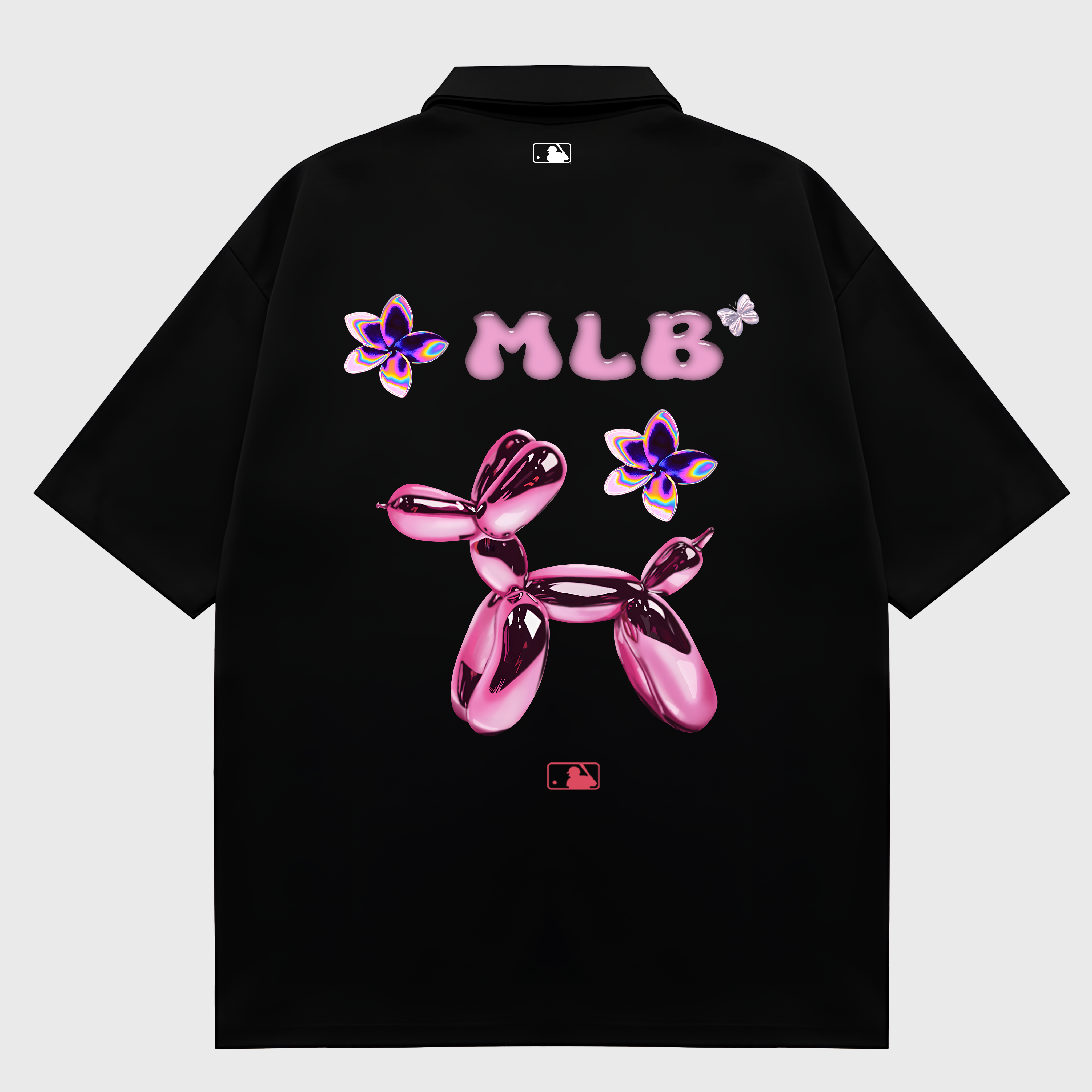 MLB Floral Hologram Balloon Dog Polo