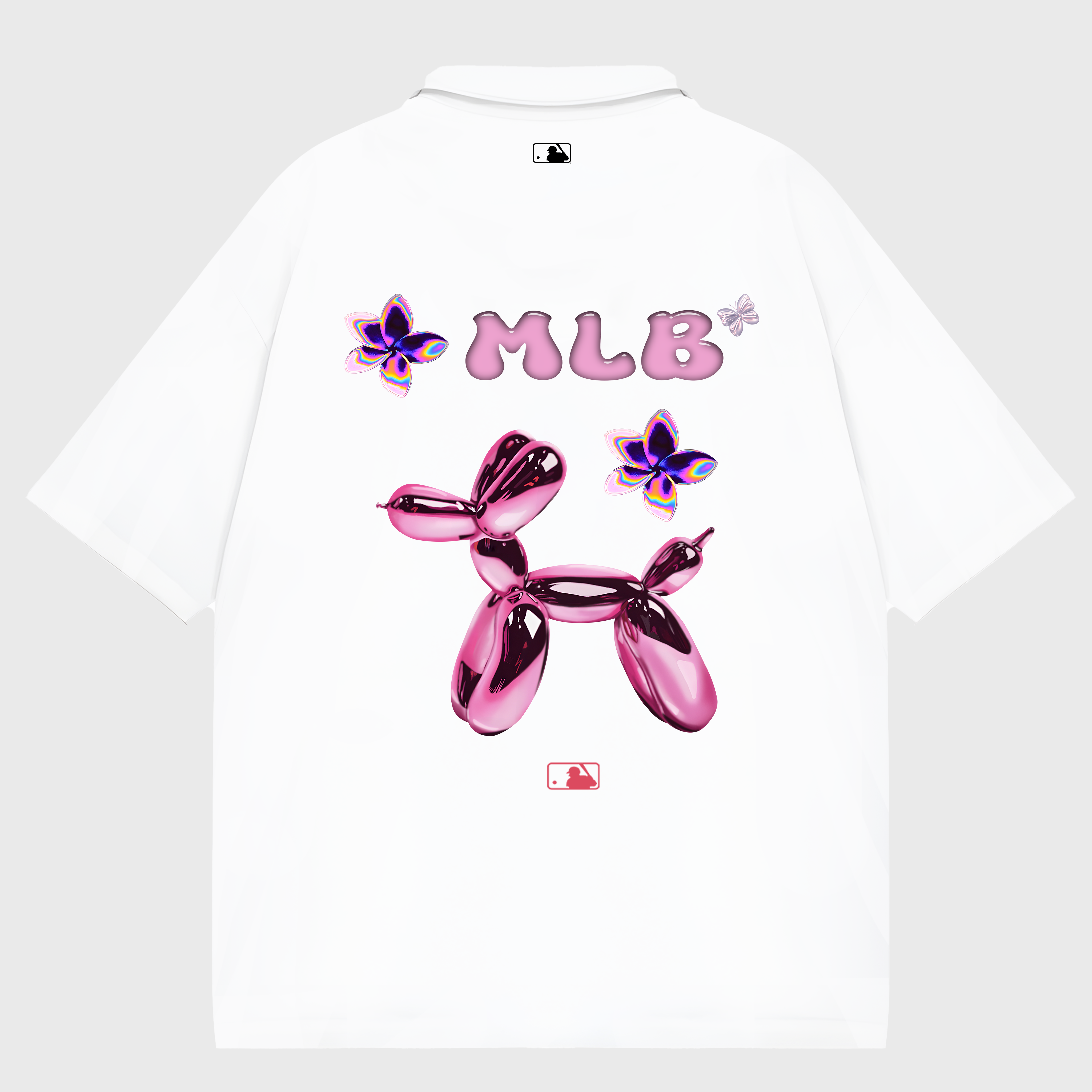 MLB Floral Hologram Balloon Dog Polo