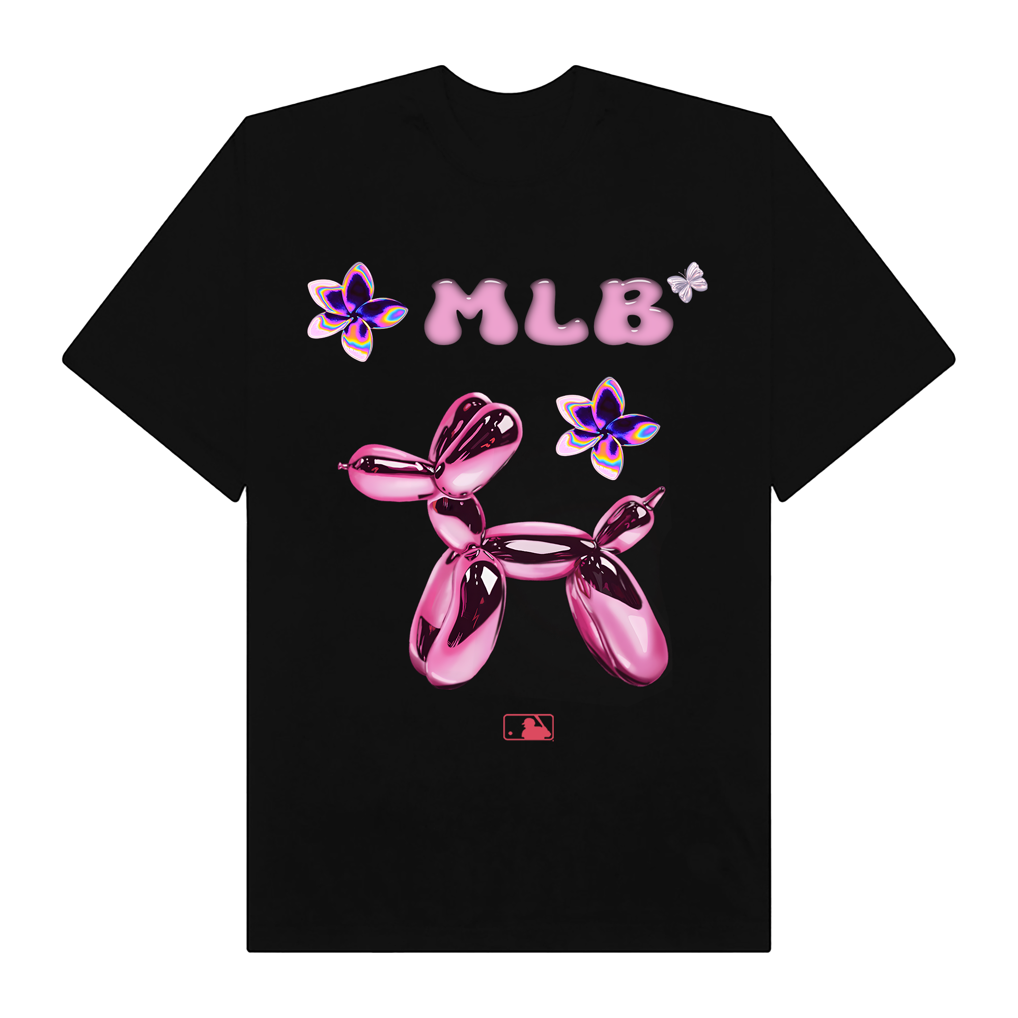 MLB Floral Hologram Balloon Dog T-Shirt