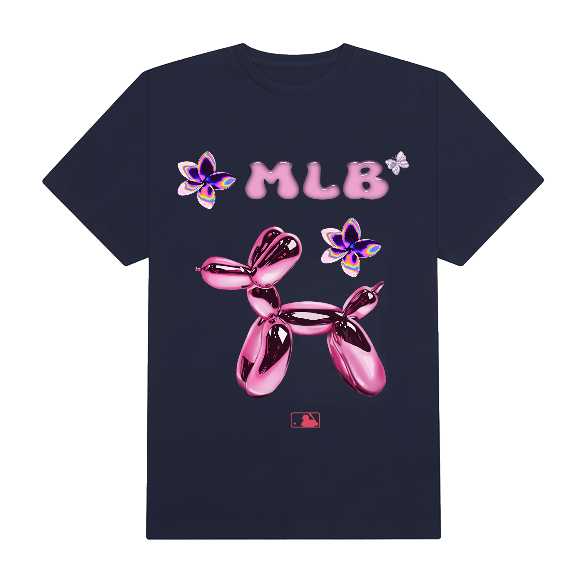 MLB Floral Hologram Balloon Dog T-Shirt
