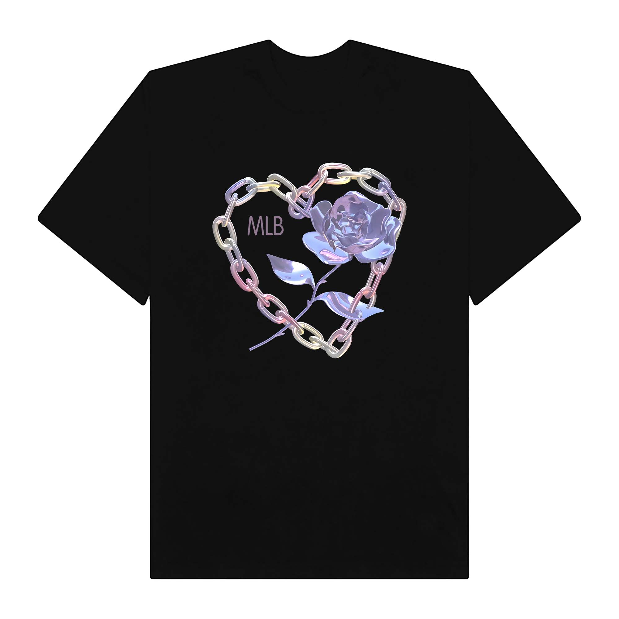 MLB Floral Hologram Rose T-Shirt