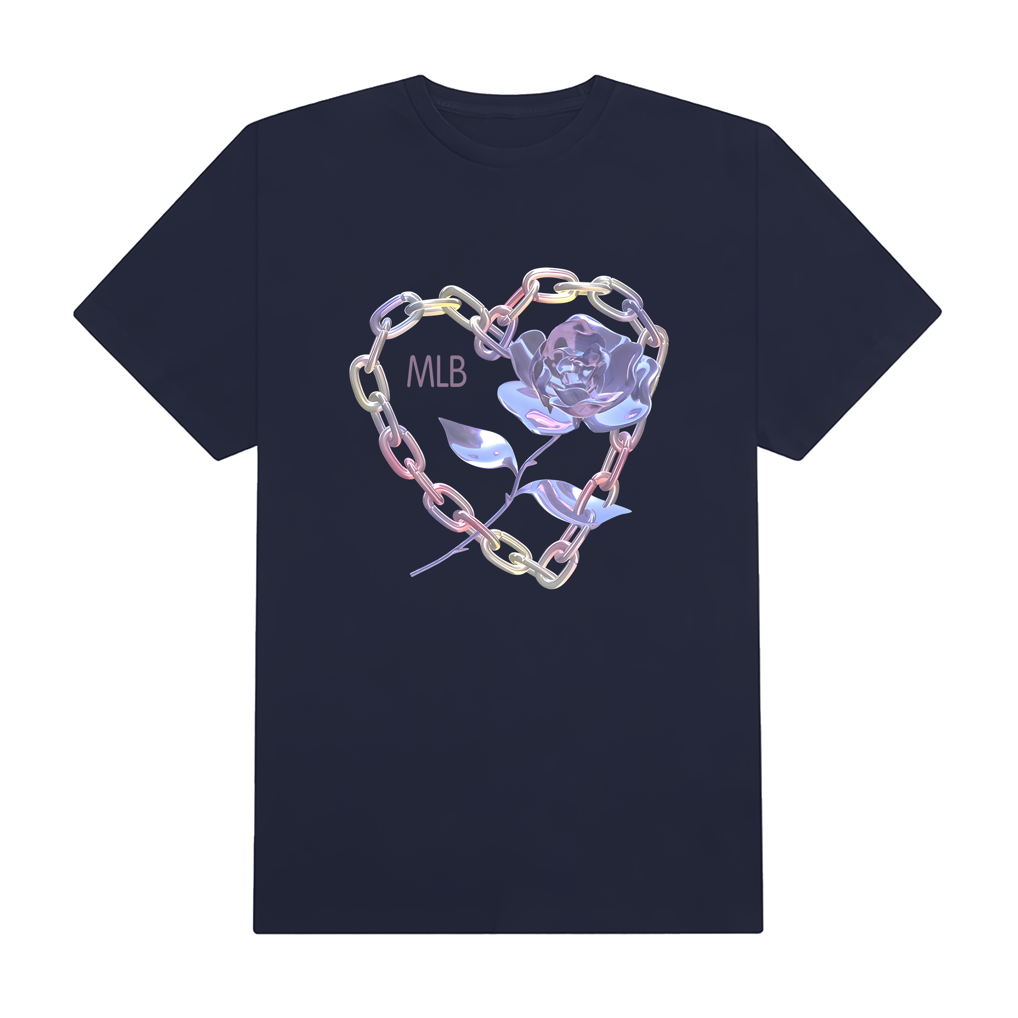 MLB Floral Hologram Rose T-Shirt