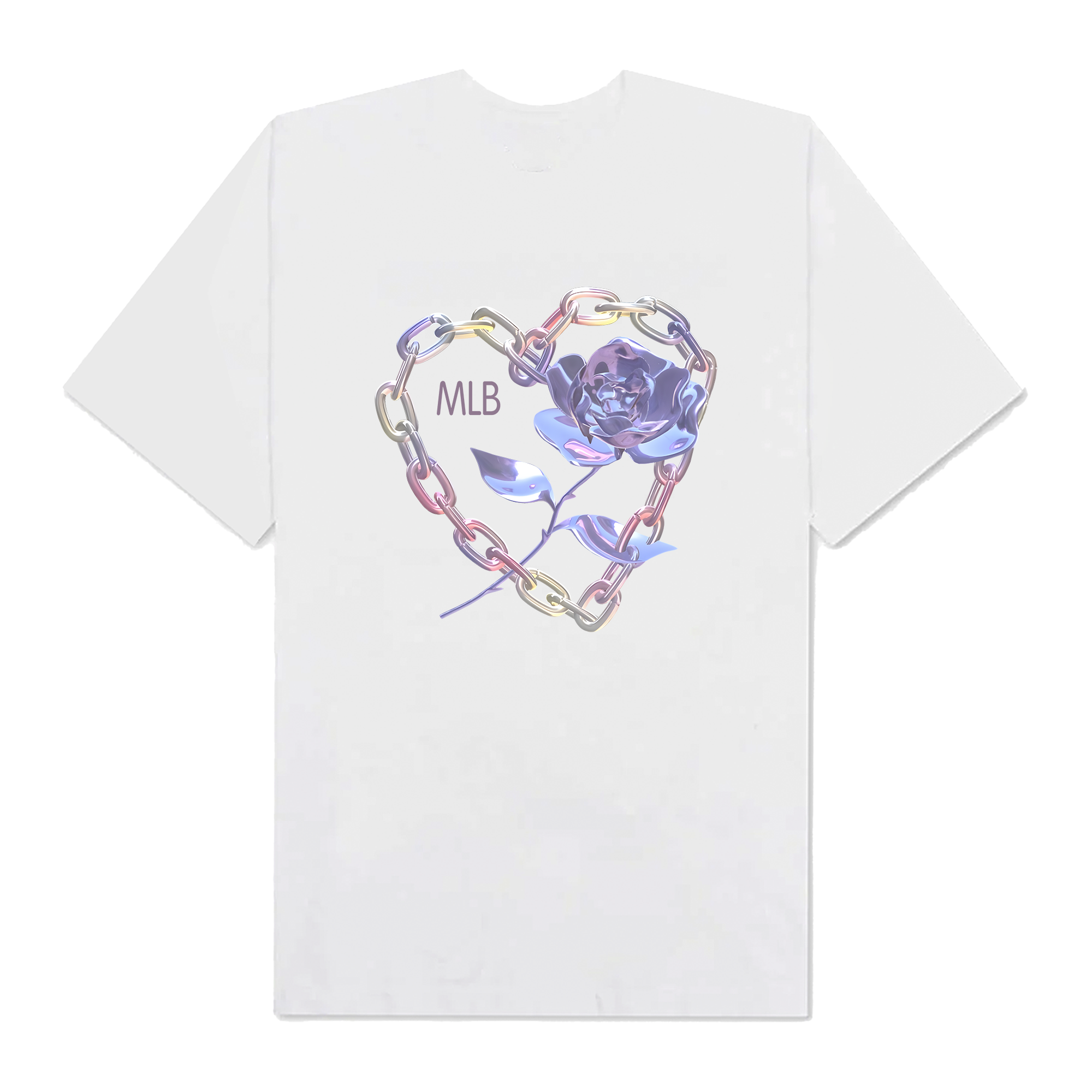 MLB Floral Hologram Rose T-Shirt