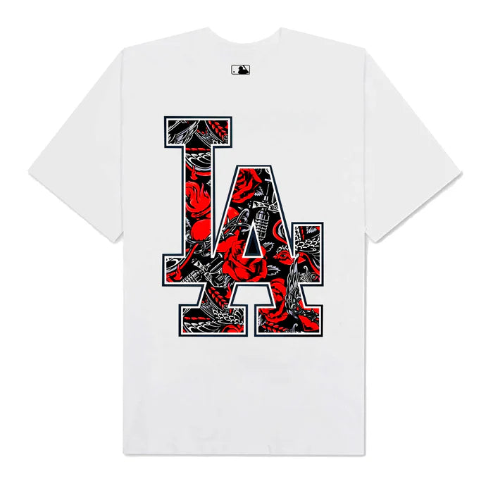 Flash Sale MLB Floral LA Rose Black T-Shirt