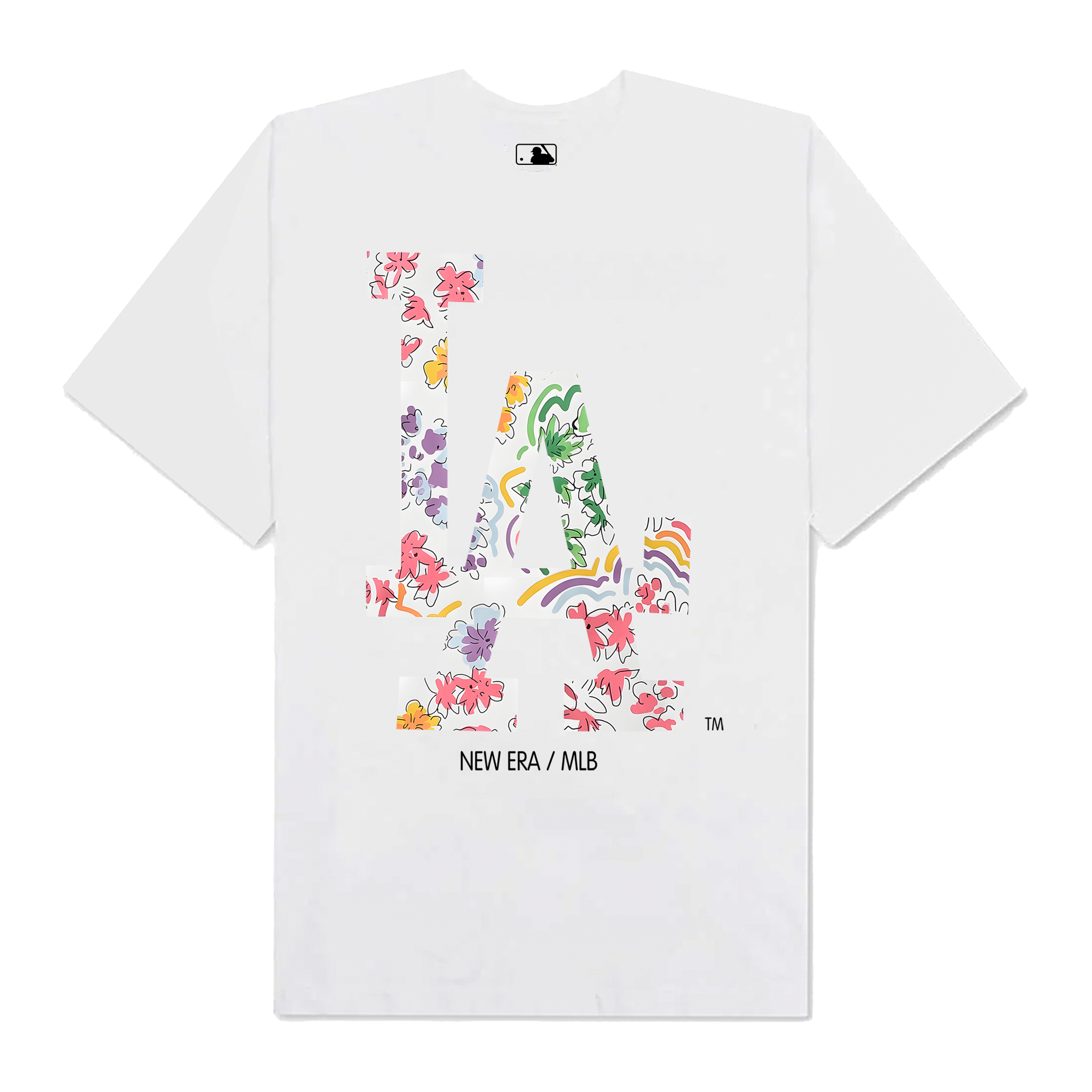 MLB Floral LA Tropical Flower Summer T-Shirt